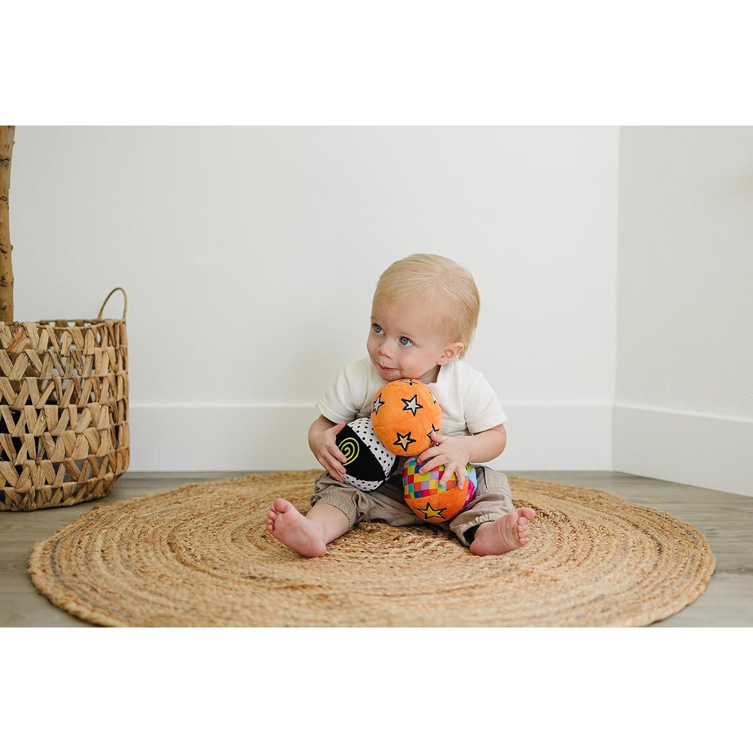 Set de 3 Pelotas Sensitivas Genius para Bebés - 11.43 cm