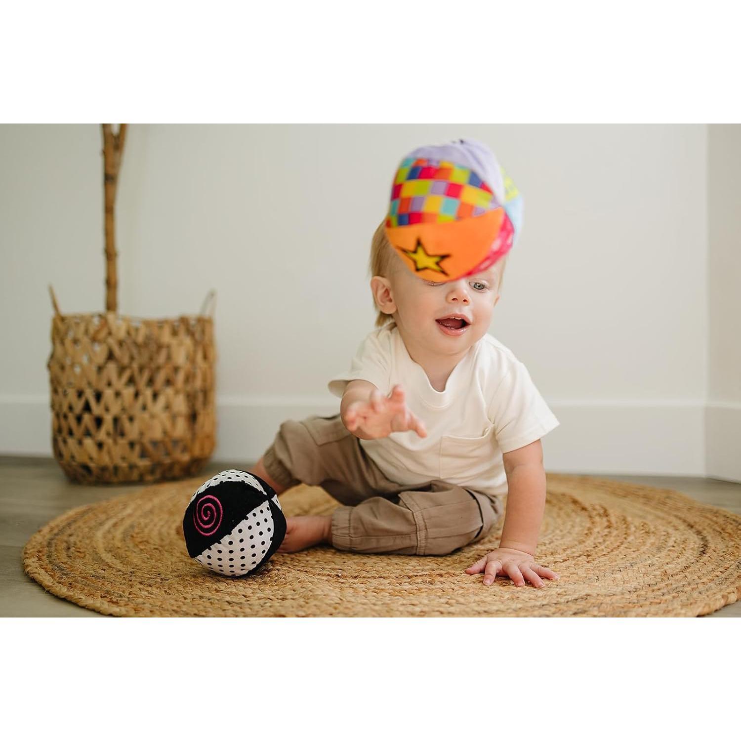 Set de 3 Pelotas Sensitivas Genius para Bebés - 11.43 cm