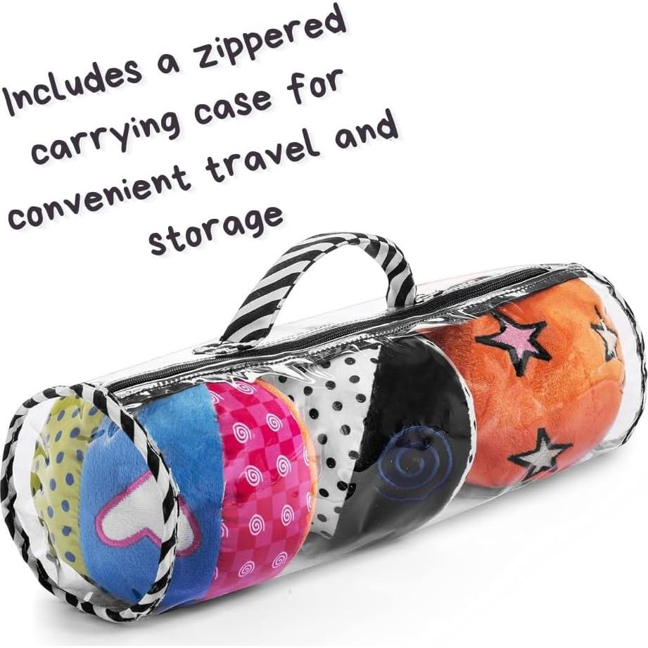 Set de 3 Pelotas Sensitivas Genius para Bebés - 11.43 cm