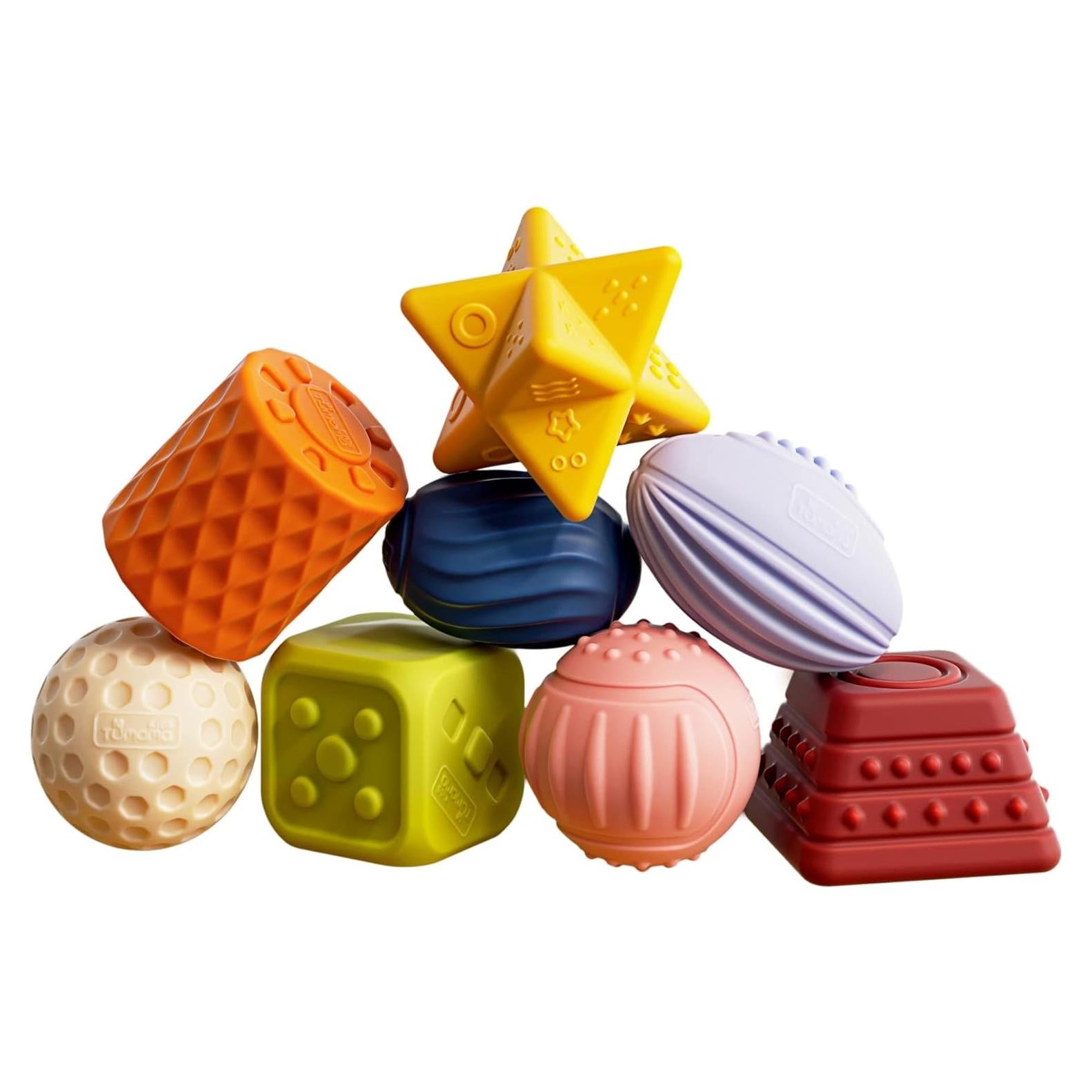 Conjunto de Pelotas Sensoriales TUMAMA KIDS - 8 Unidades Multicolor