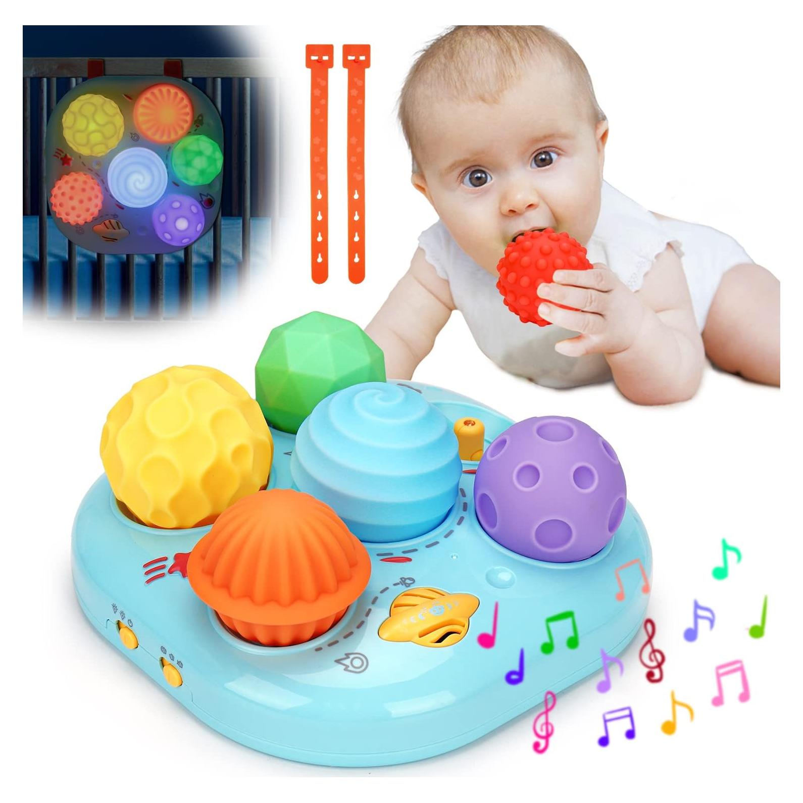 Juguetes Musicales Iluminados Tsomtto para Bebés 6-12 Meses