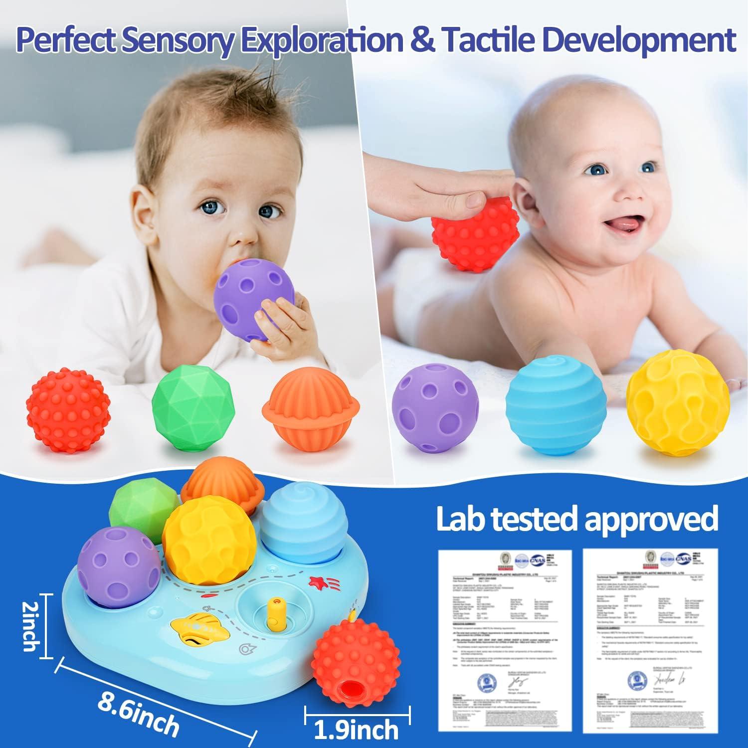 Juguetes Musicales Iluminados Tsomtto para Bebés 6-12 Meses