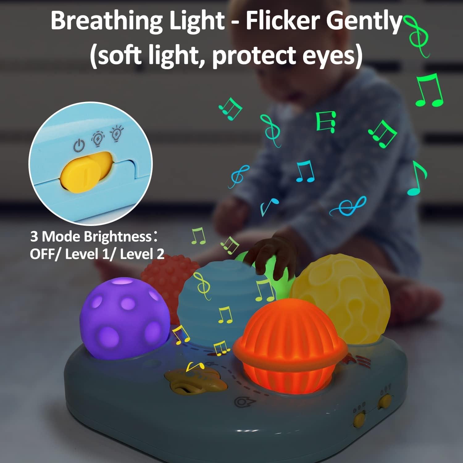 Juguetes Musicales Iluminados Tsomtto para Bebés 6-12 Meses