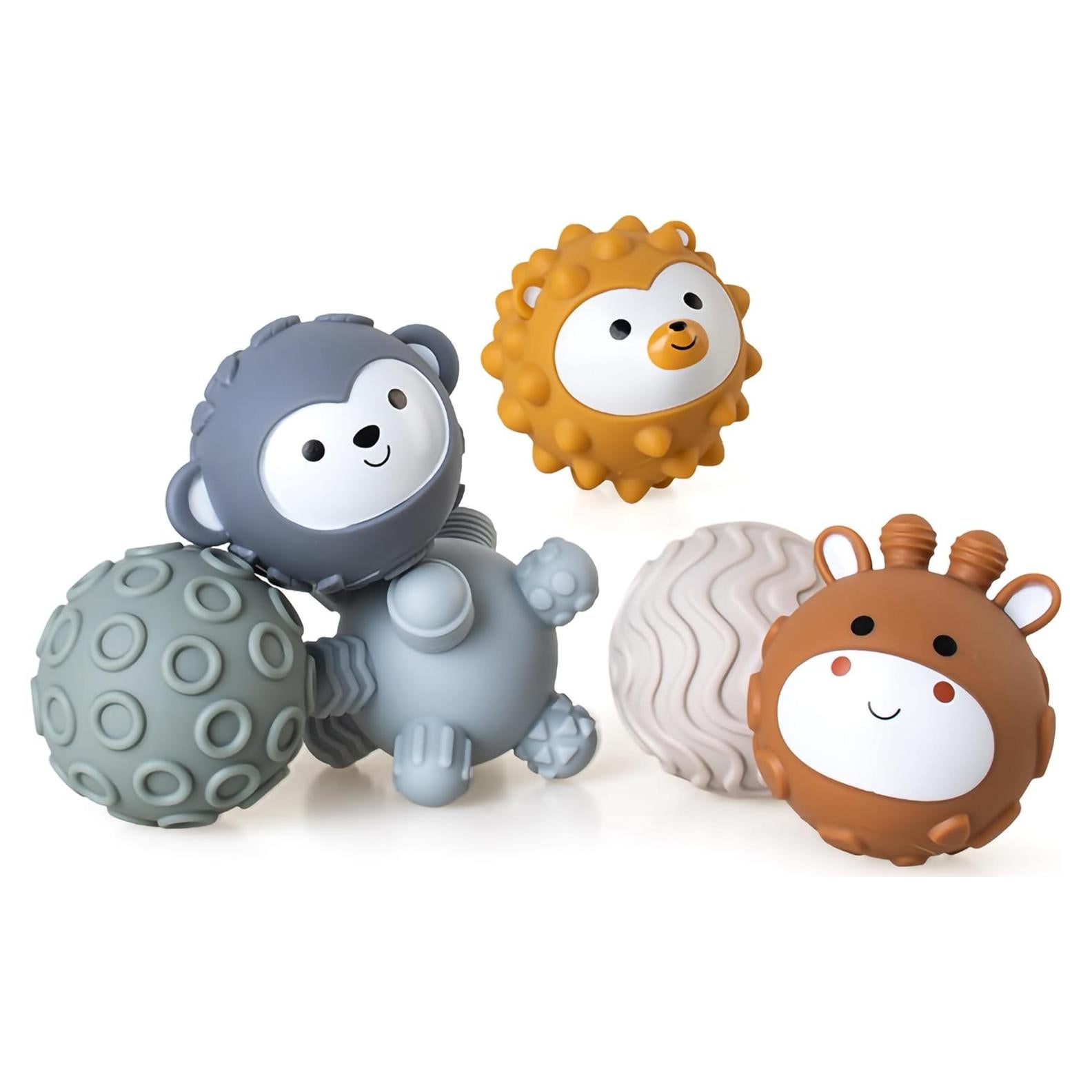 Conjunto de 6 Pelotas Sensoriales TMYIDO para Bebés 6-18 Meses