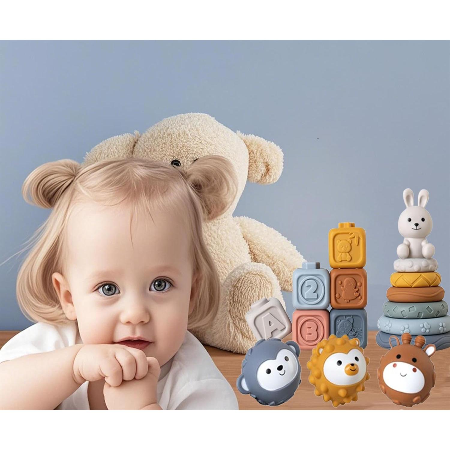 Conjunto de 6 Pelotas Sensoriales TMYIDO para Bebés 6-18 Meses