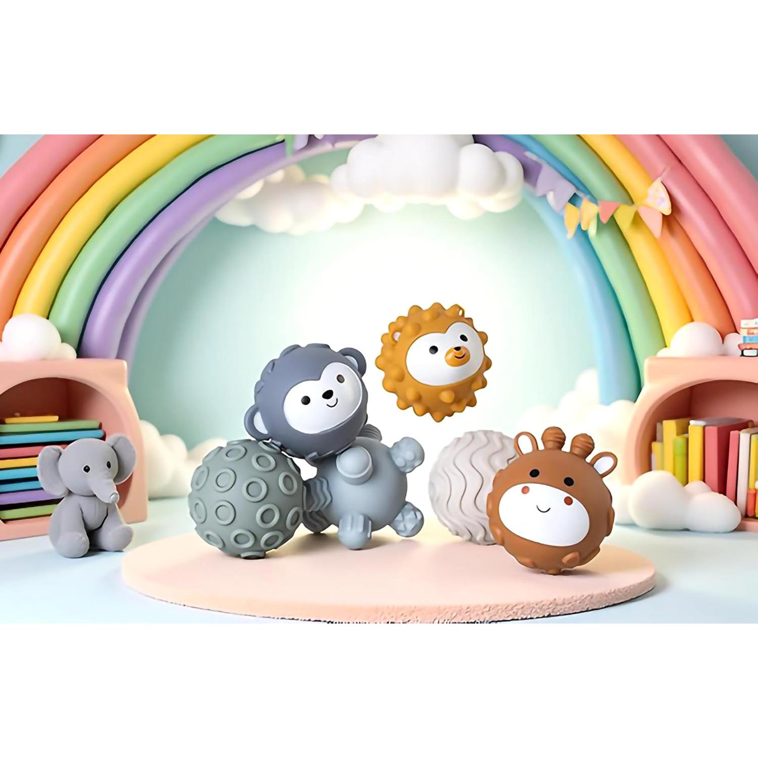 Conjunto de 6 Pelotas Sensoriales TMYIDO para Bebés 6-18 Meses