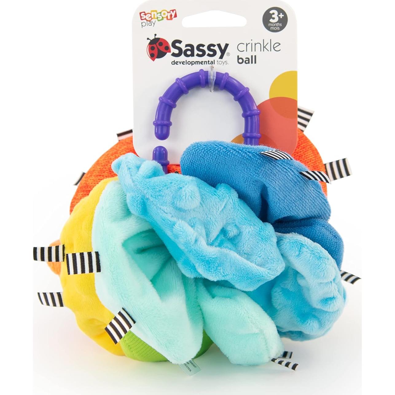 Bola Arrugada Sassy Juguete Sensorial 15 cm 3+ Meses