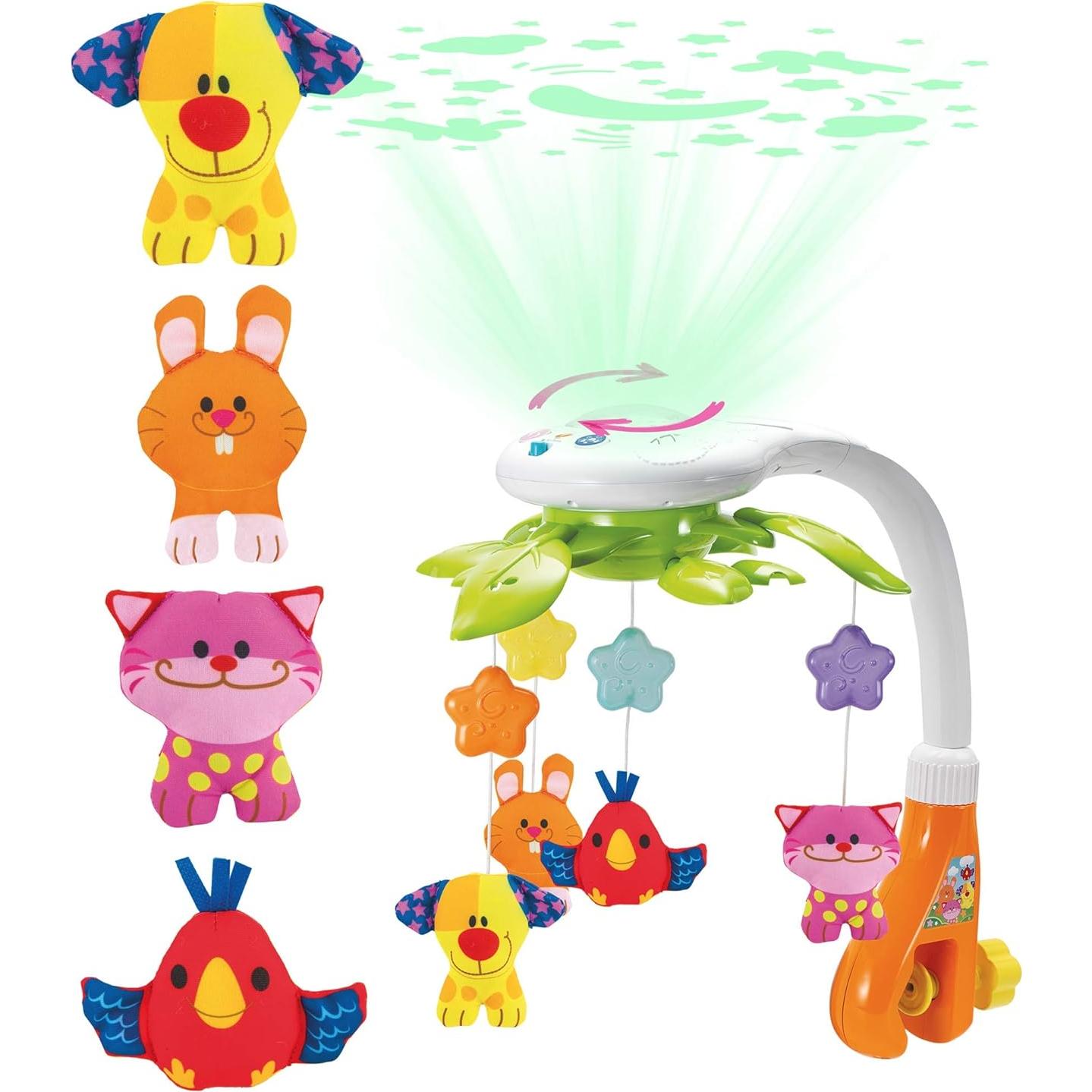 Móvil de Cuna KiddoLab Musical con Proyector de Estrellas