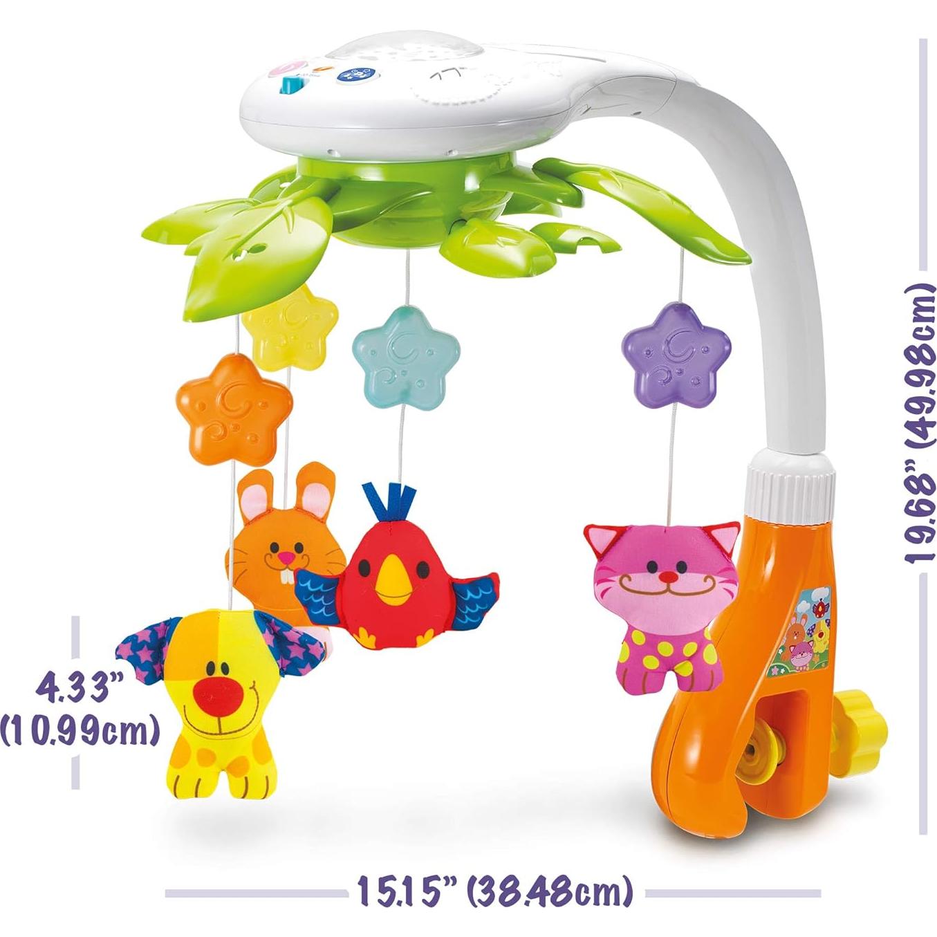 Móvil de Cuna KiddoLab Musical con Proyector de Estrellas