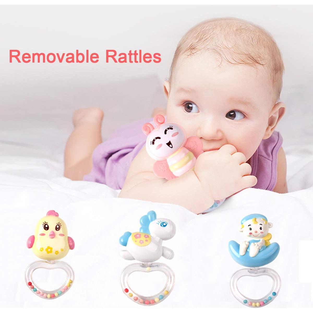 Móvil Musical para Cuna Mini Tudou con Proyector y Sonajeros