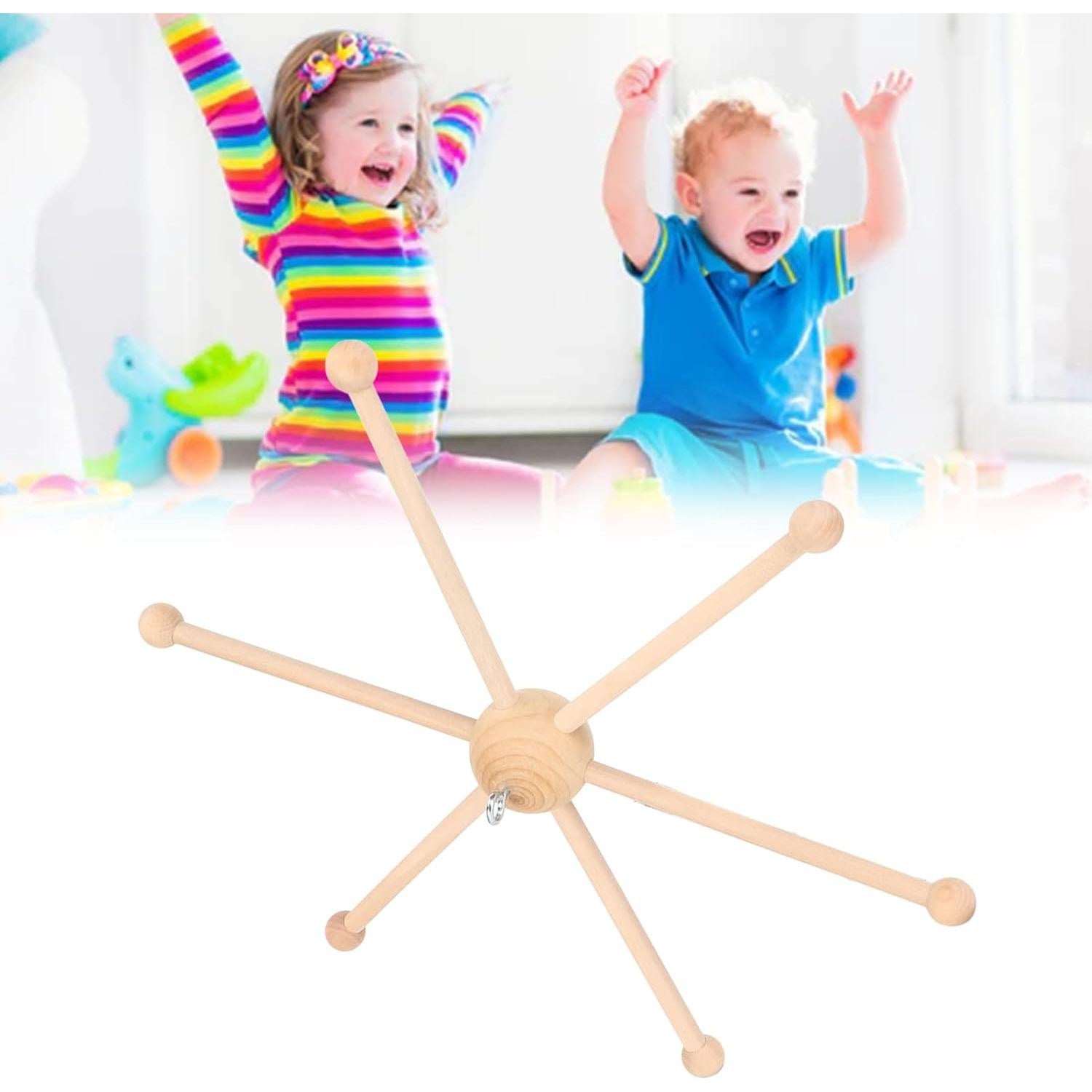 Kit de Marco Móvil de Madera FLEXMAN para Cuna - 6 Patas