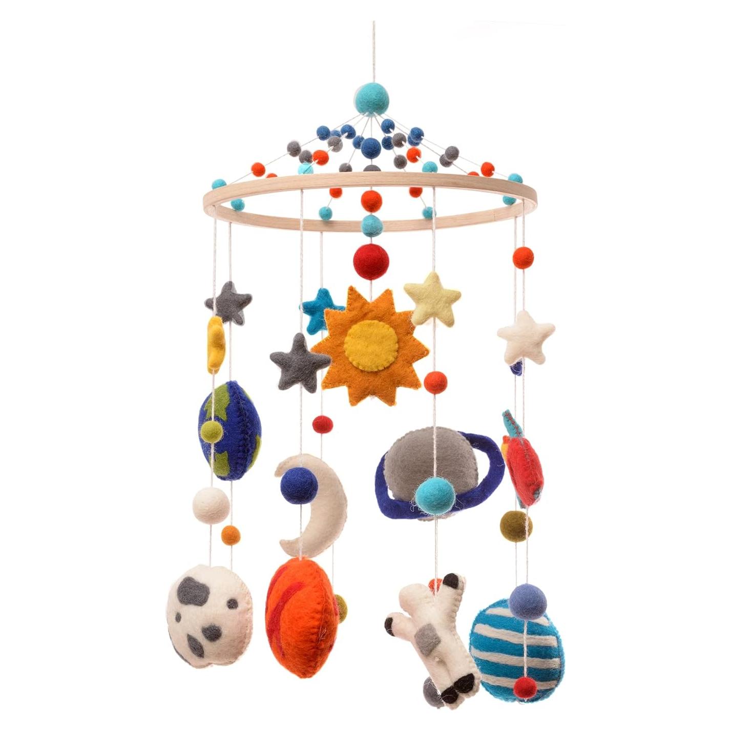 Móvil Espacial Glaciart One - Decoración Cuna 27x76cm