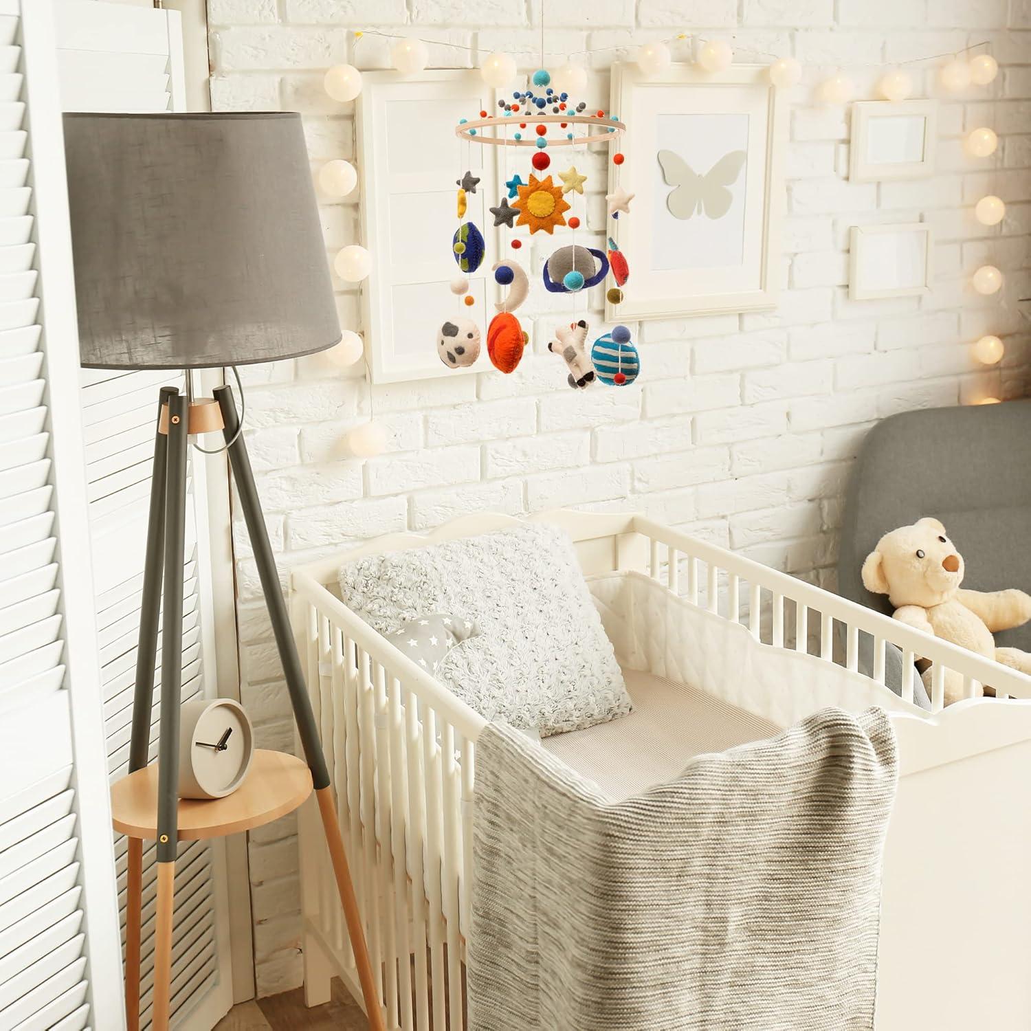 Móvil Espacial Glaciart One - Decoración Cuna 27x76cm