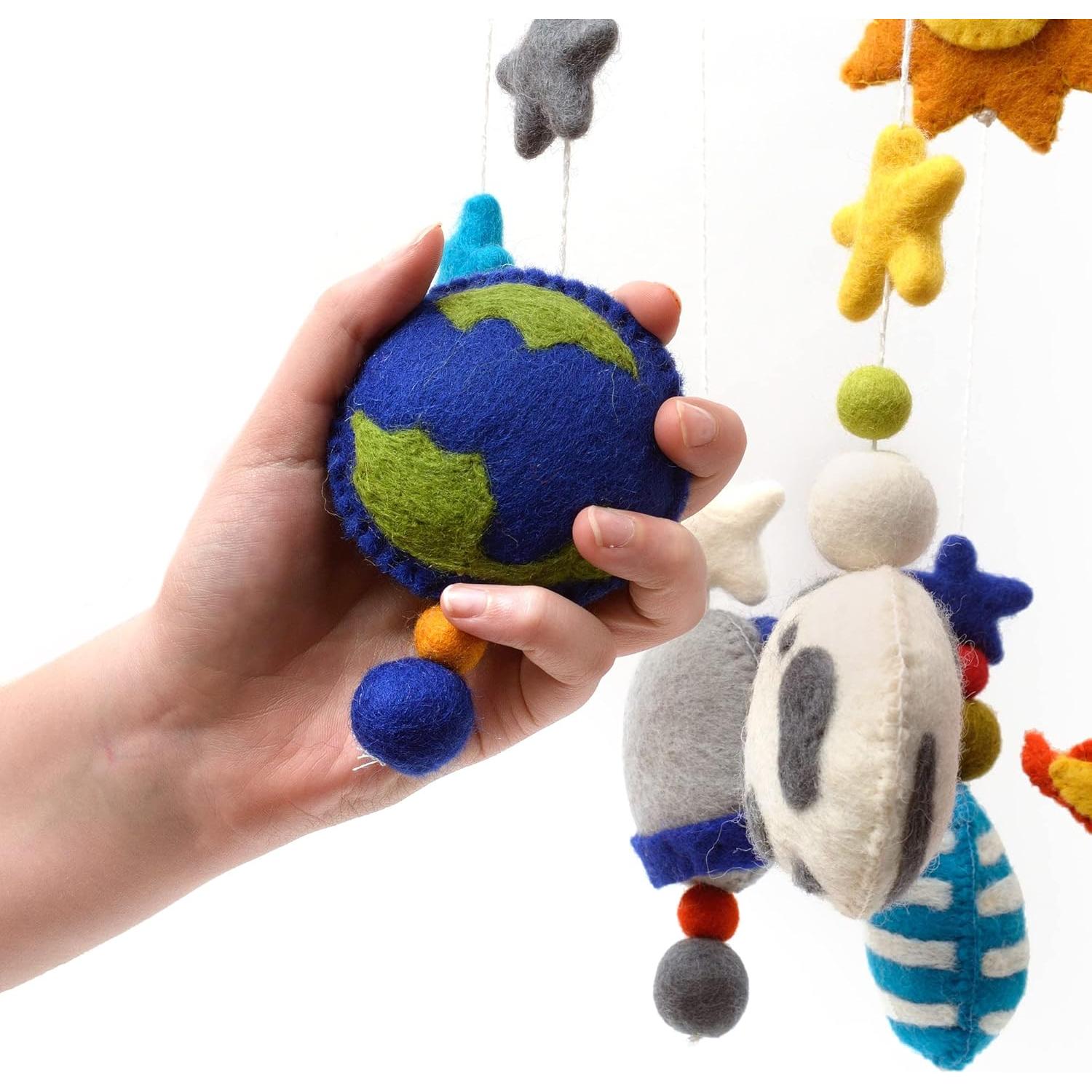 Móvil Espacial Glaciart One - Decoración Cuna 27x76cm