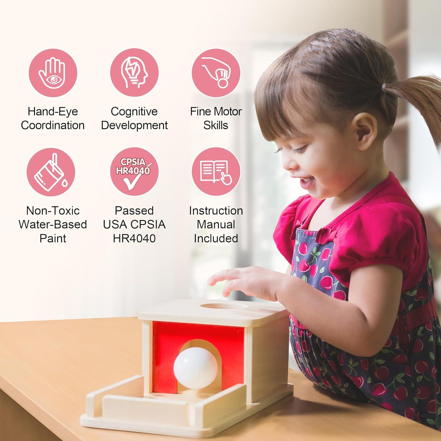 Juguete Montessori de Madera Kinder Park para Bebés 18+ Meses