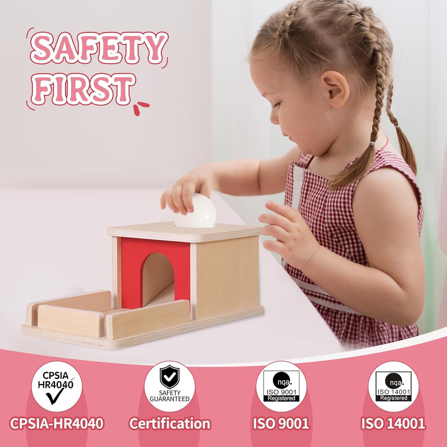 Juguete Montessori de Madera Kinder Park para Bebés 18+ Meses