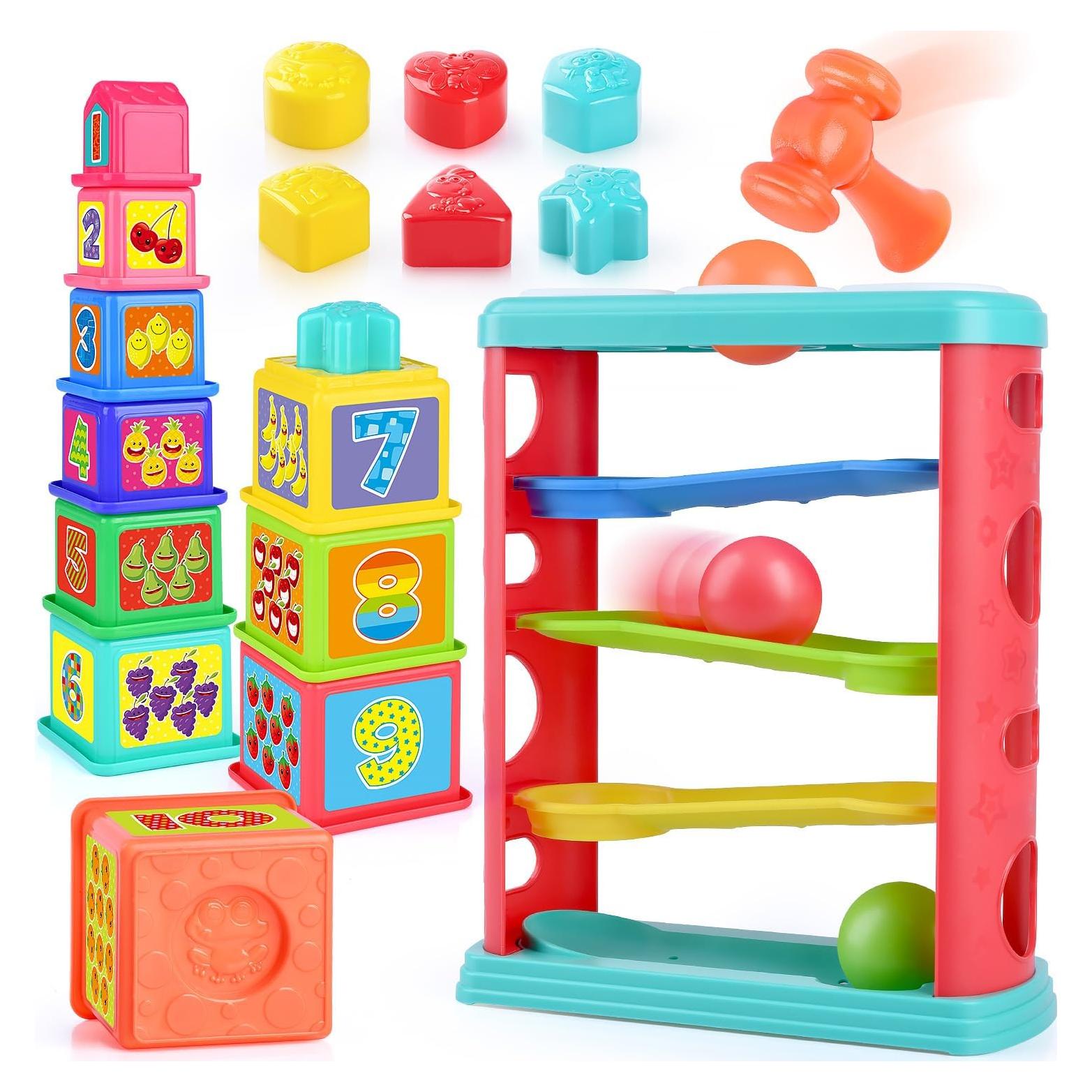 Juguete Montessori 3 en 1 PLAY para Niños 1-3 Años