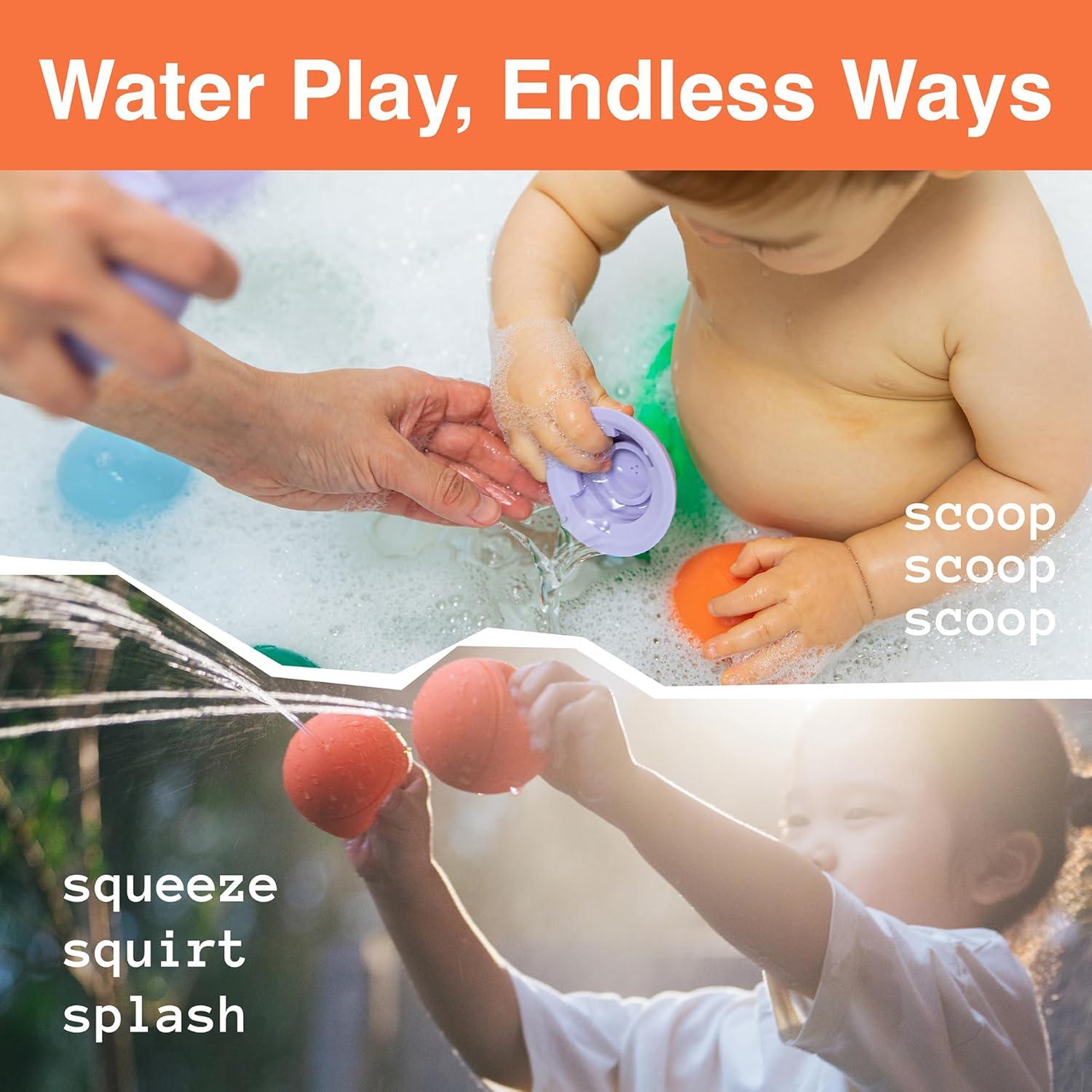 Juguete Sensorial Silicona Grado Alimenticio b es para bola - 2 piezas