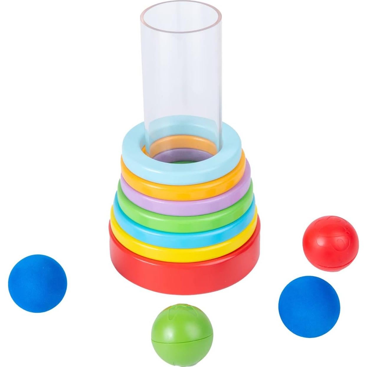 Anillos Apilables Interactivos Montessori para Bebés - 6 meses+