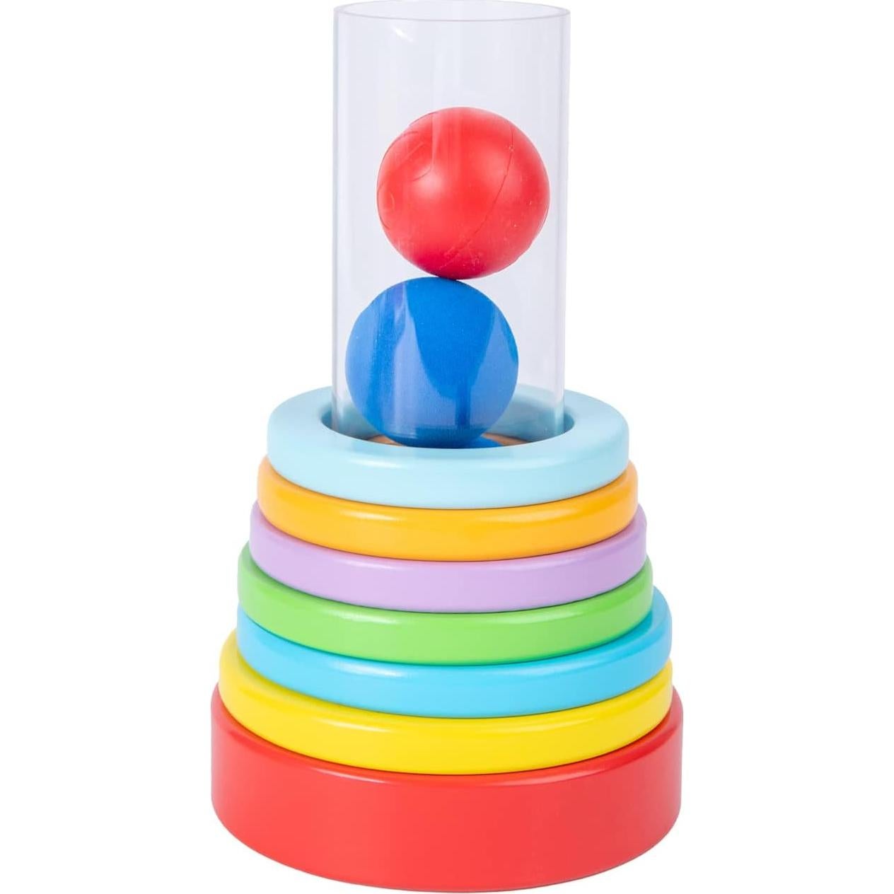 Anillos Apilables Interactivos Montessori para Bebés - 6 meses+