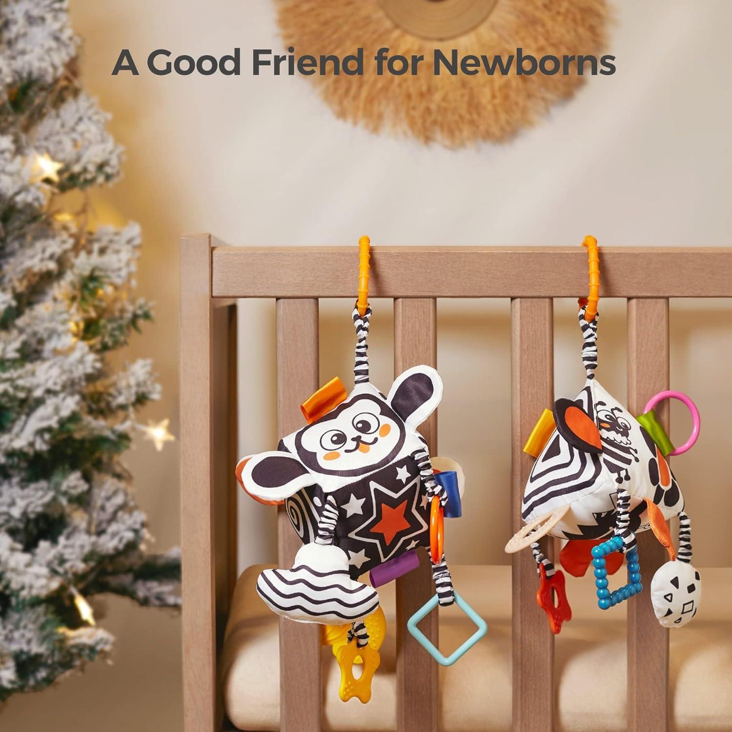 Juguetes para Bebés TUMAMA, Sonajeros de Alto Contraste 0-3 Años