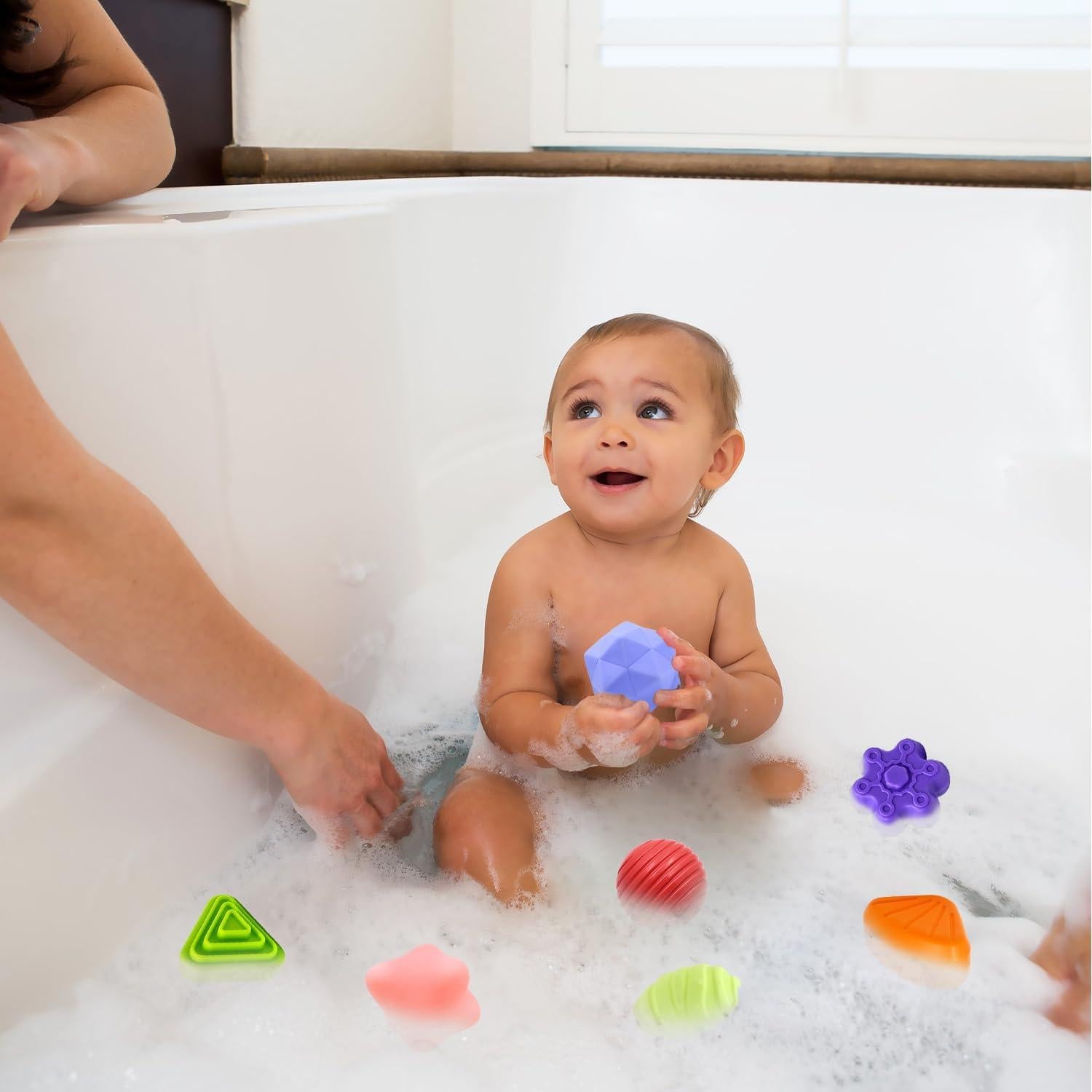Cubo Clasificador de Formas Sensorial AiTuiTui con Bolas Suaves
