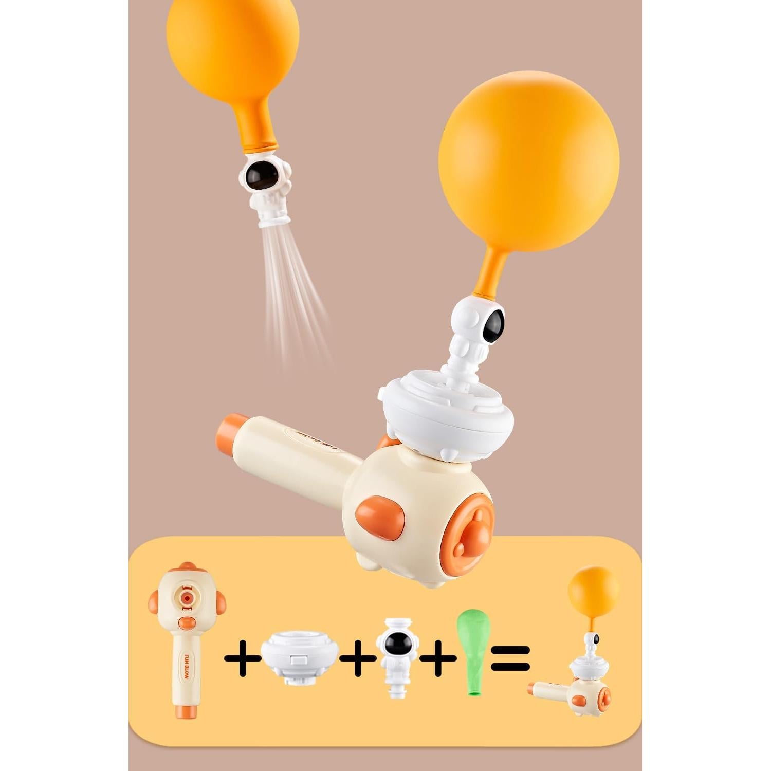 Ejercitador de Respiración ARHEQI para Niños 3 en 1 Amarillo