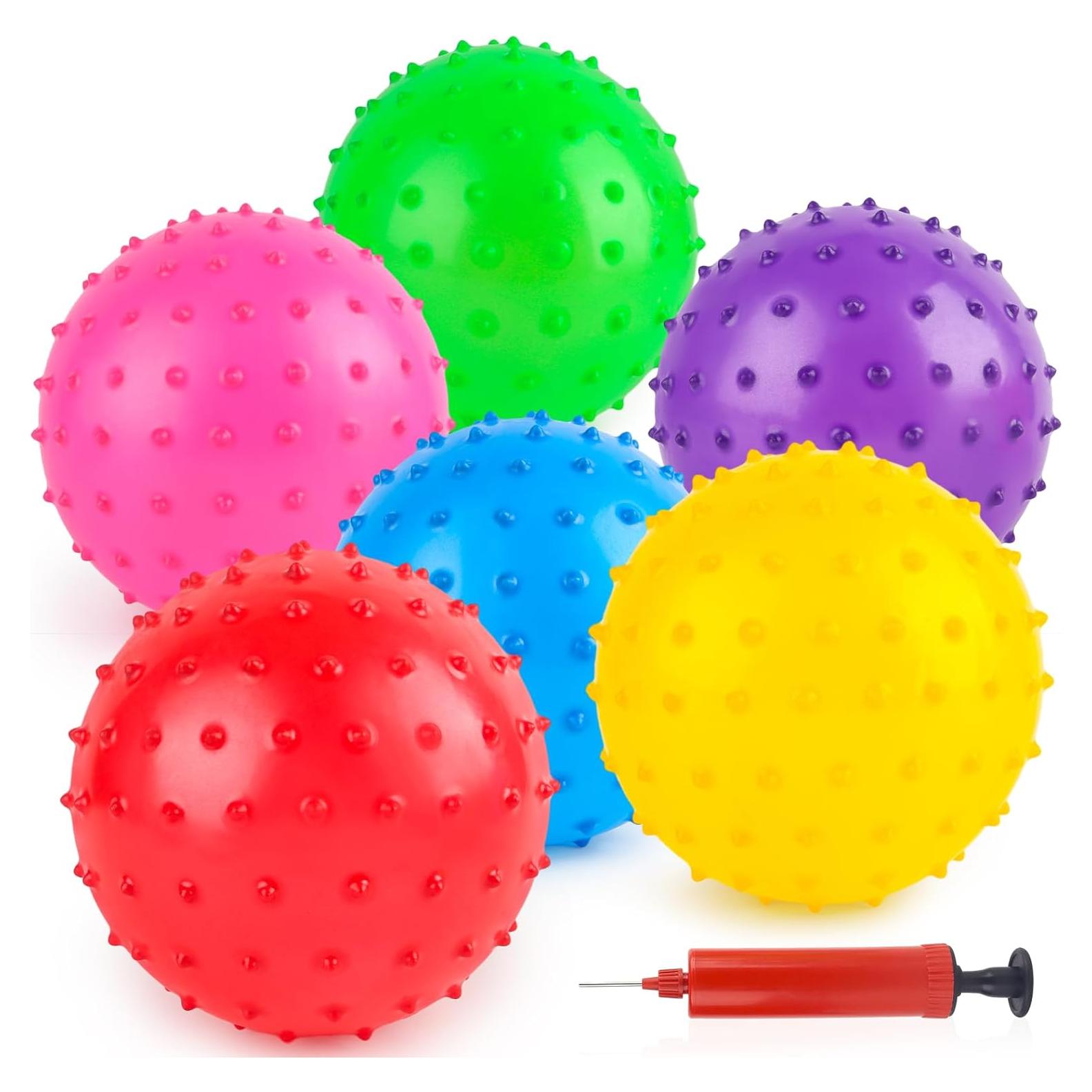 Pelotas Rebotadoras LOVEINUSA 15cm 6 Colores con Bomba