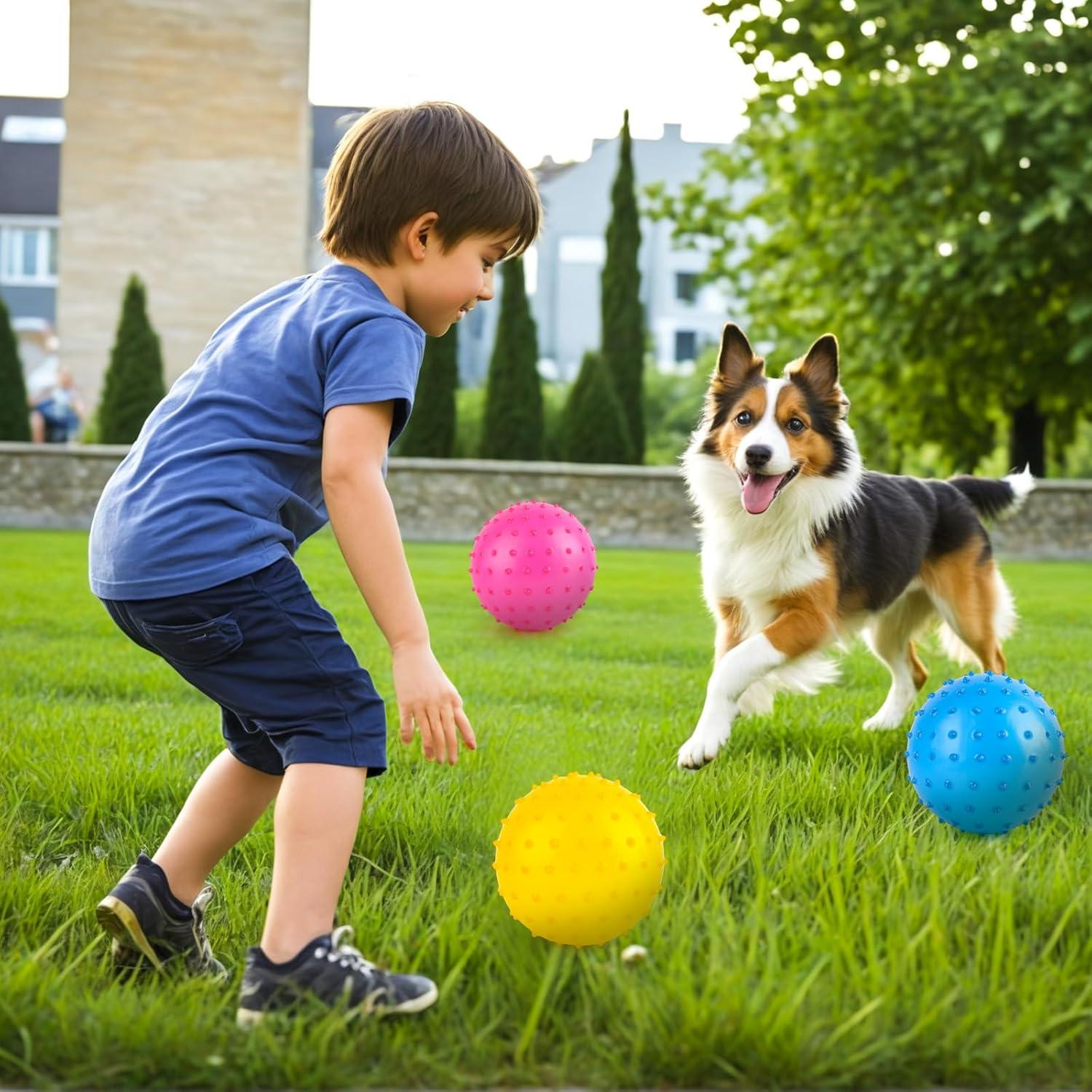 Pelotas Rebotadoras LOVEINUSA 15cm 6 Colores con Bomba