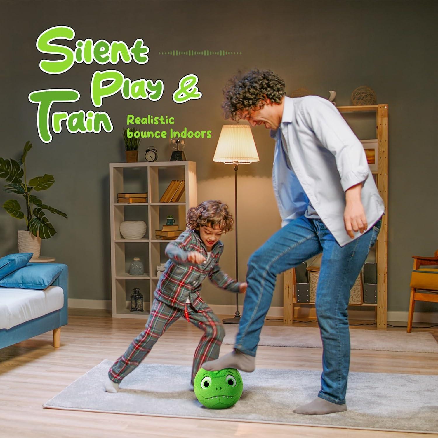 Pelota de Fútbol Suave VangeBow Dinosaurio 19 cm para Niños