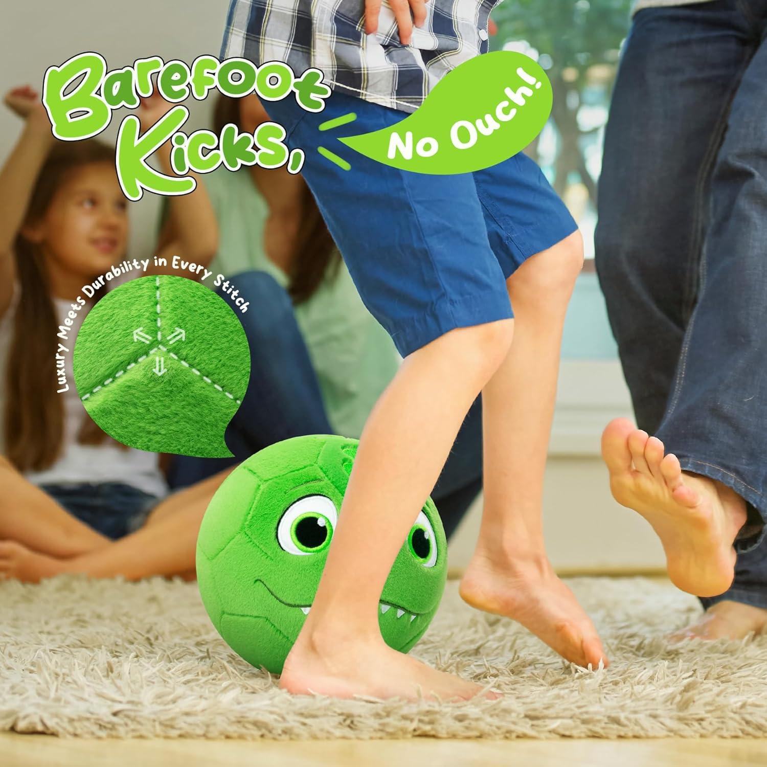 Pelota de Fútbol Suave VangeBow Dinosaurio 19 cm para Niños