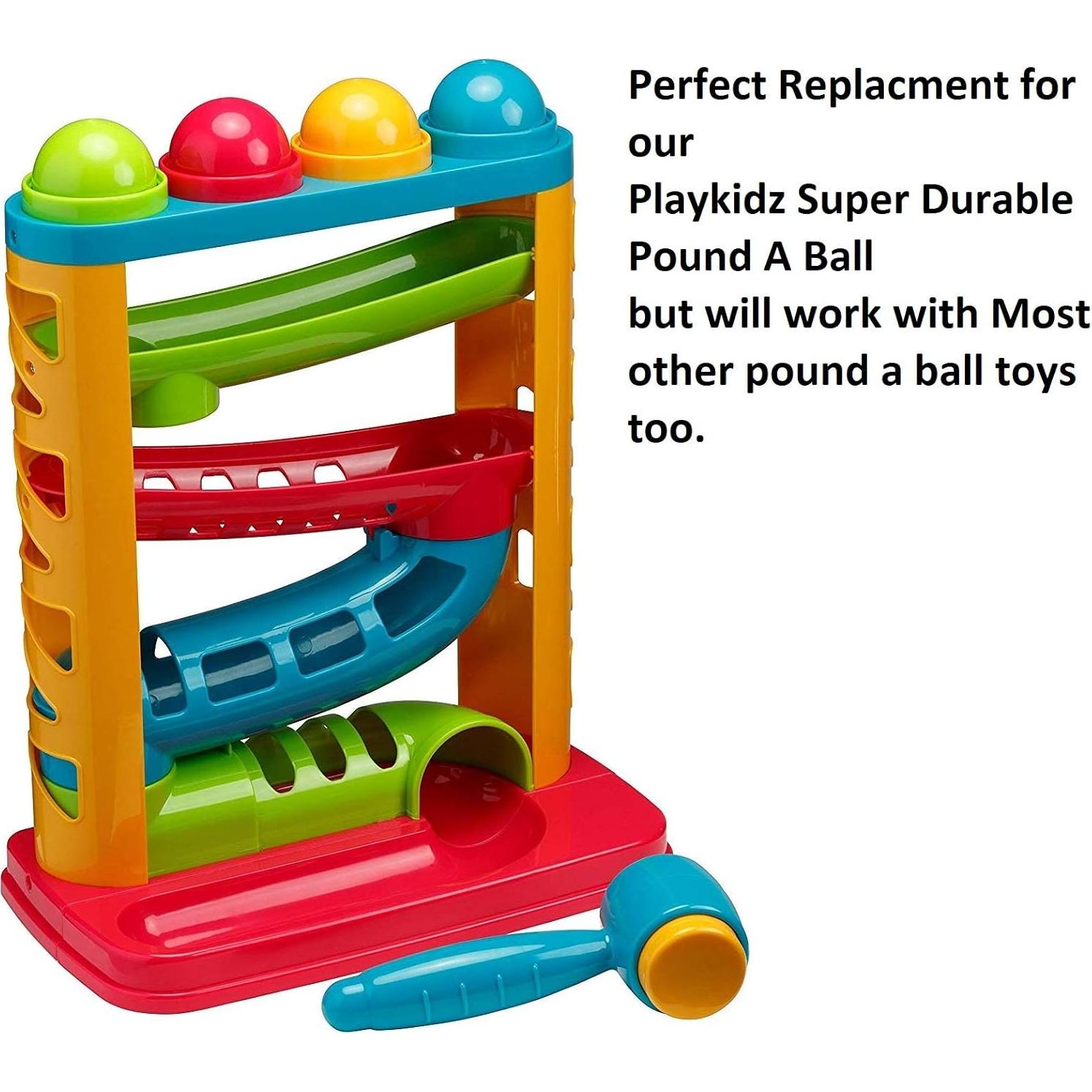 Bolas de Repuesto Playkidiz para Pound a Ball - 4 Colores