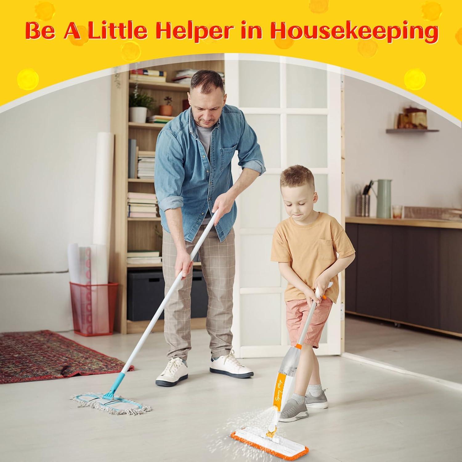 Mopa en Spray para Niños LSCLCIN - Set de Limpieza Montessori