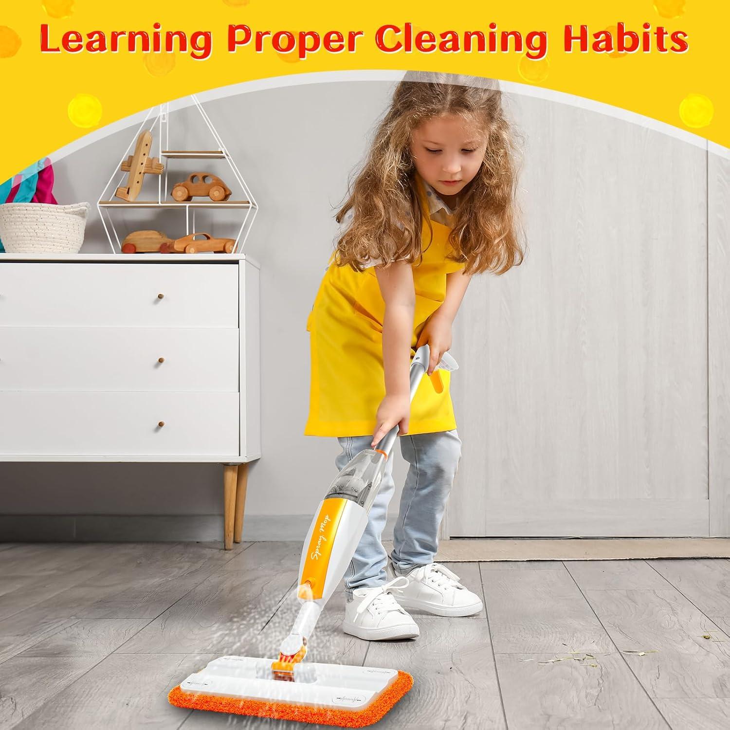 Mopa en Spray para Niños LSCLCIN - Set de Limpieza Montessori