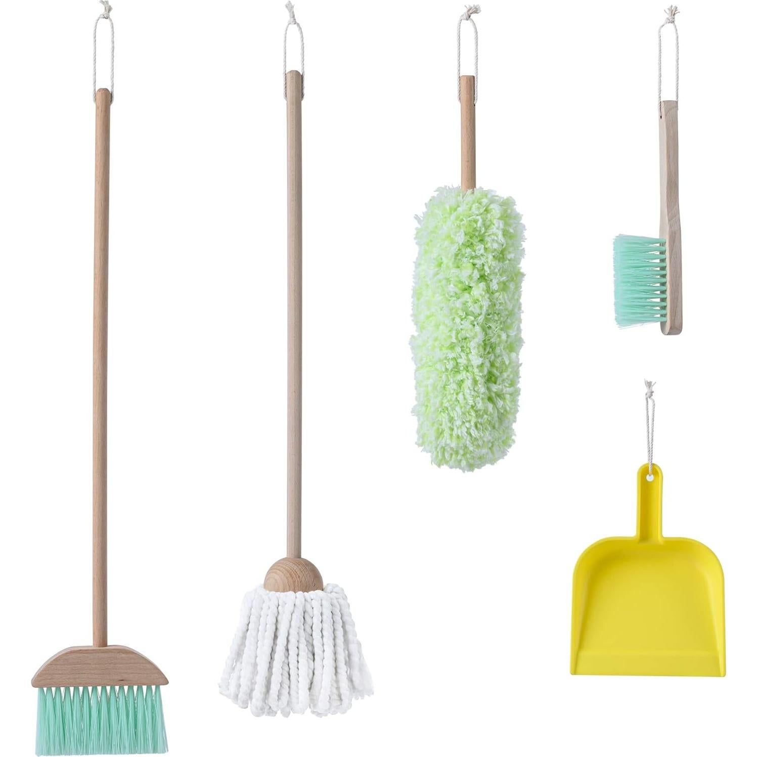 Set de Limpieza de Juguete de Madera Teamson Kids 6 Piezas