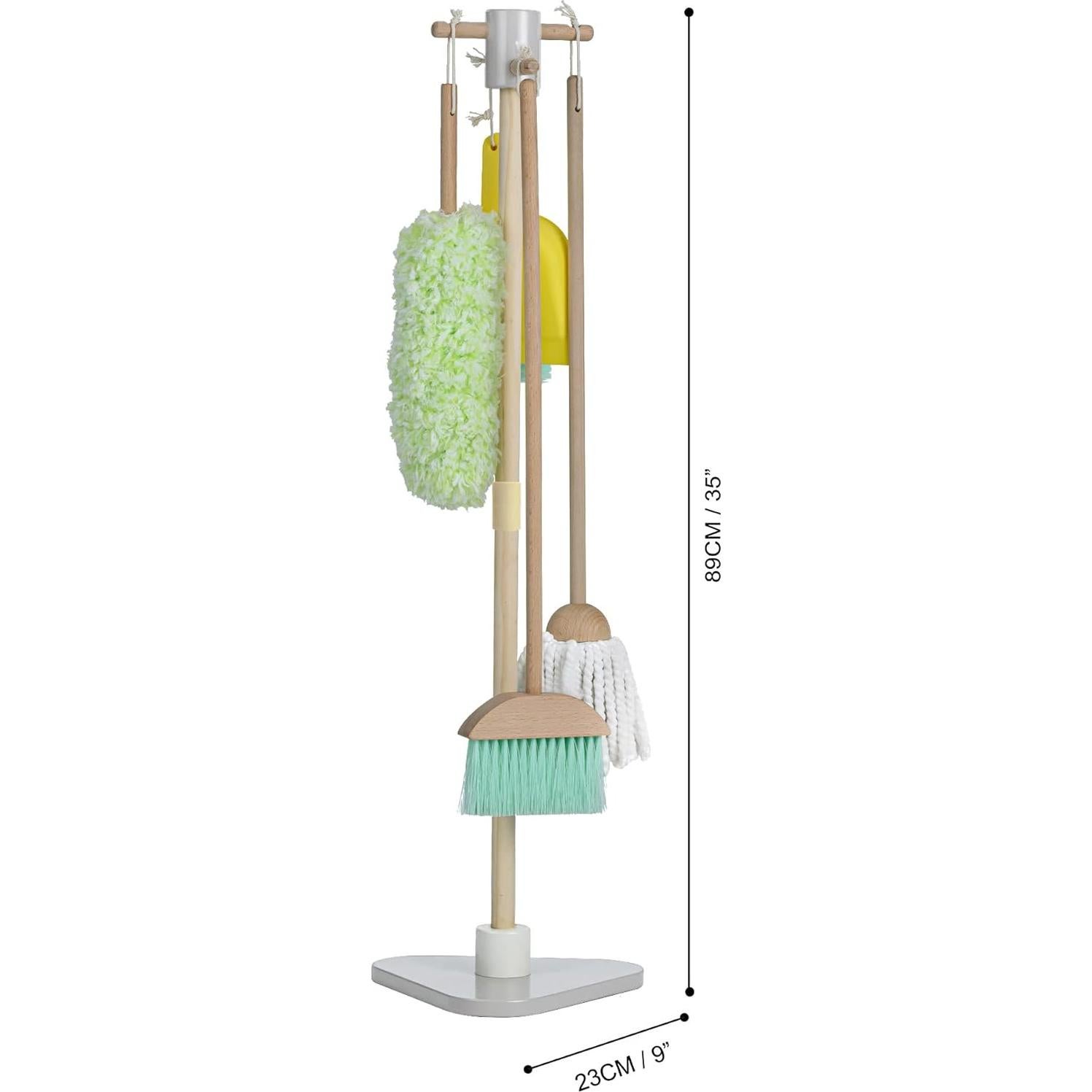 Set de Limpieza de Juguete de Madera Teamson Kids 6 Piezas