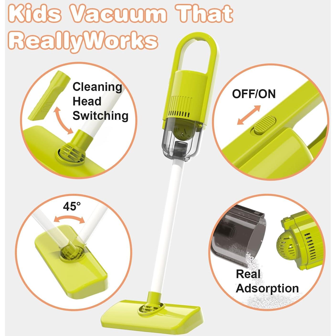 Juego de Limpieza Montessori para Niños con Aspiradora 0.95kg