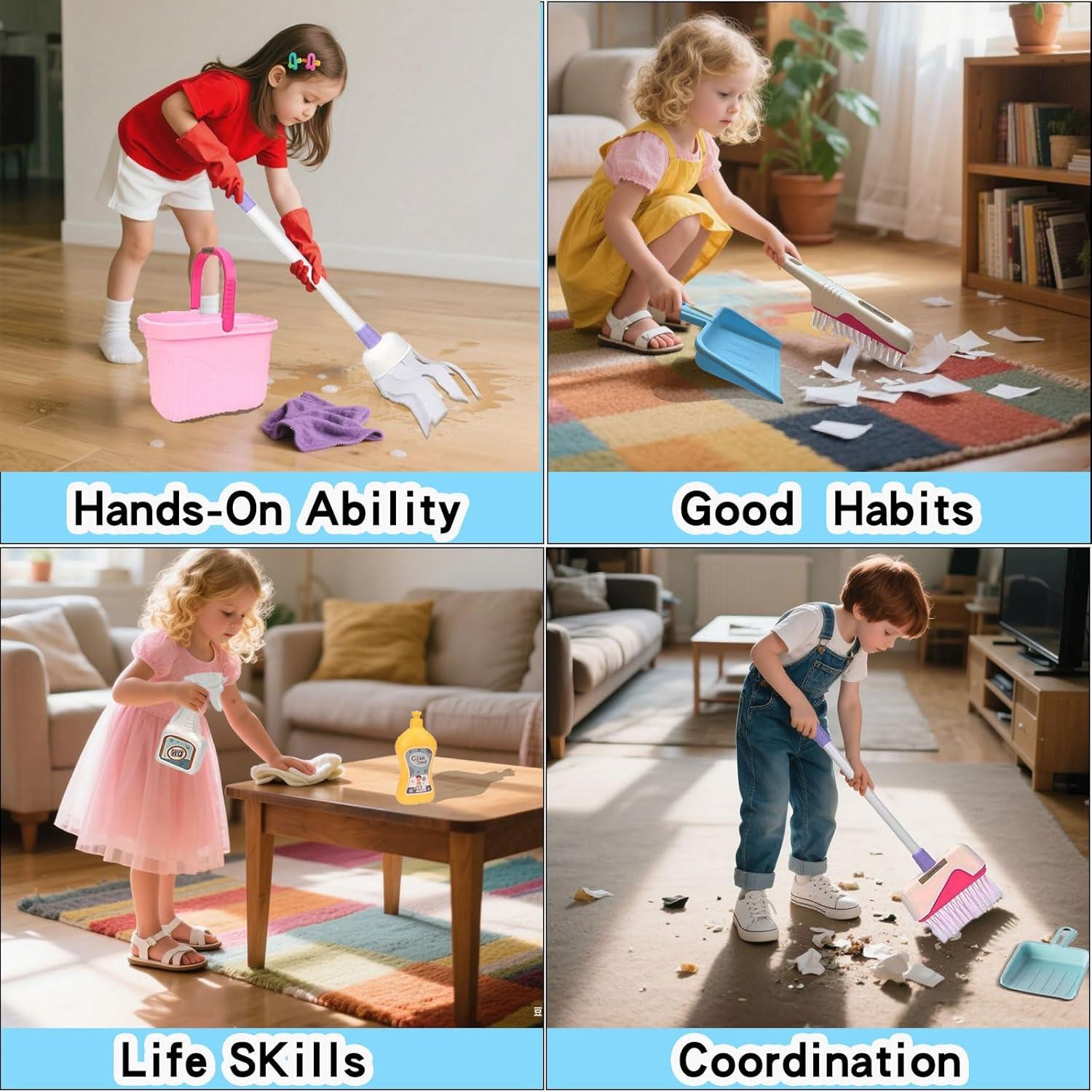 Juego de Limpieza para Niños Hummigoo - Kit Completo 396g