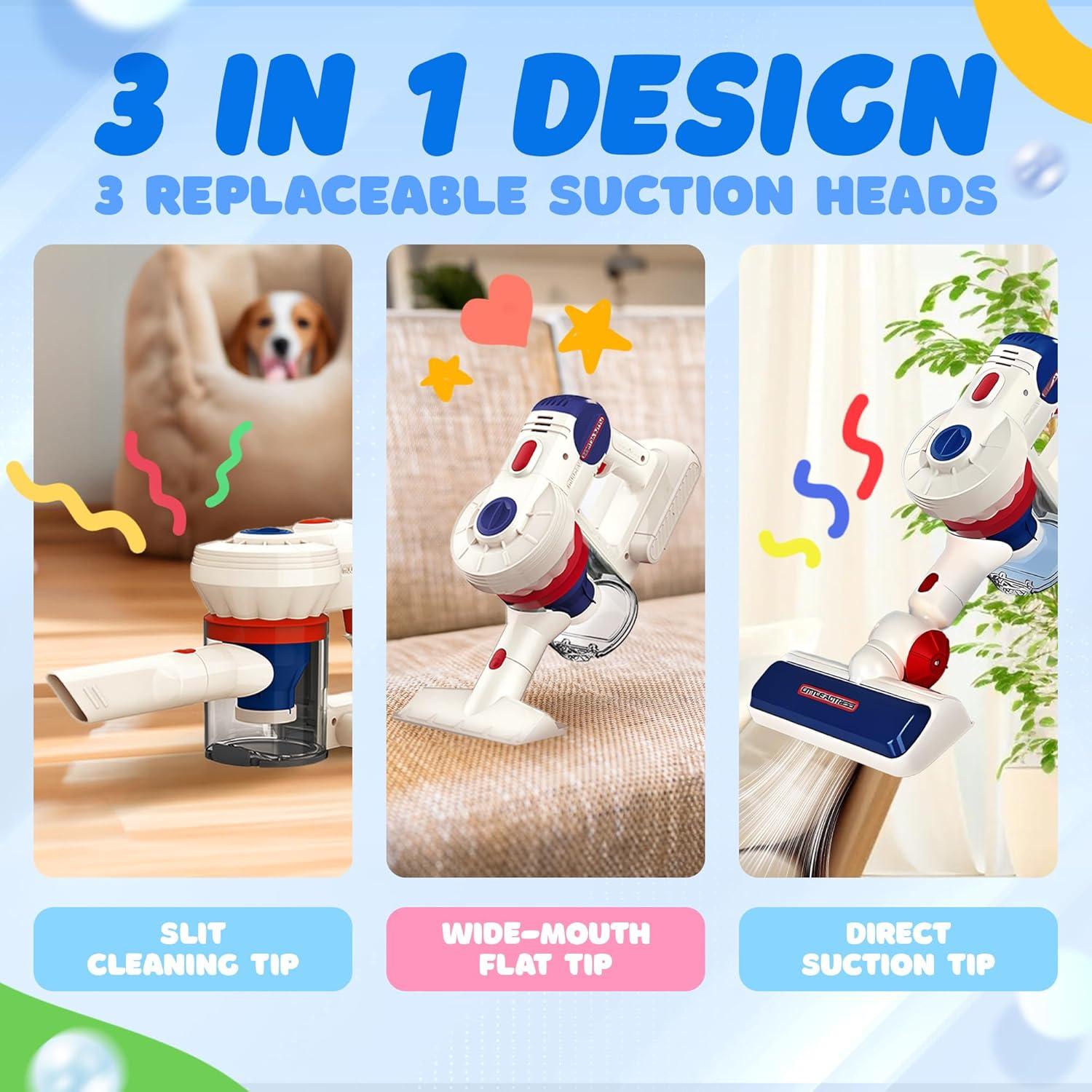 Aspiradora de Juguete para Niños SmilessKiddo 3 en 1 - 1.06 kg