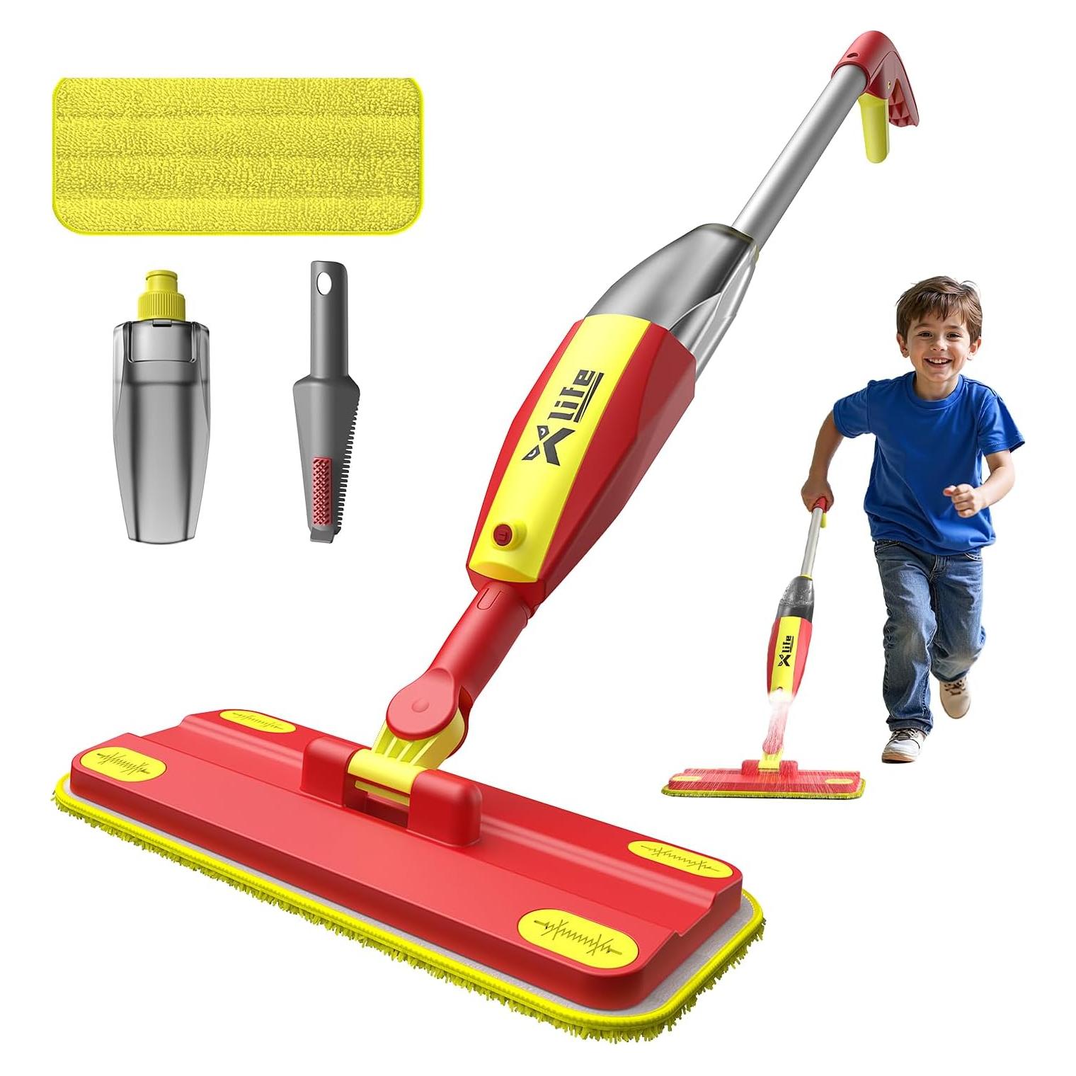 Xlife Mop Spray Infantil Montessori 76.2 cm - Kit de Limpieza