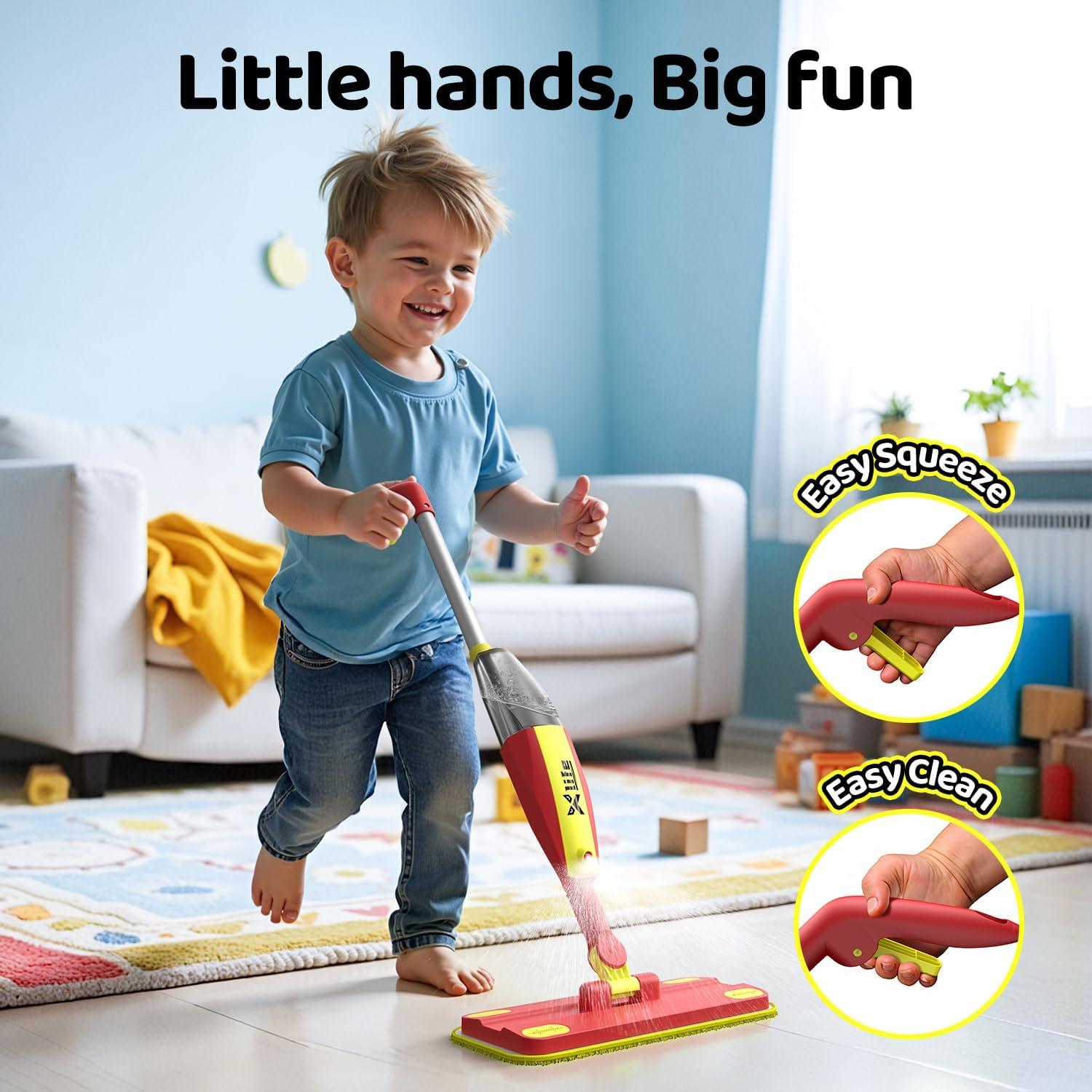 Xlife Mop Spray Infantil Montessori 76.2 cm - Kit de Limpieza