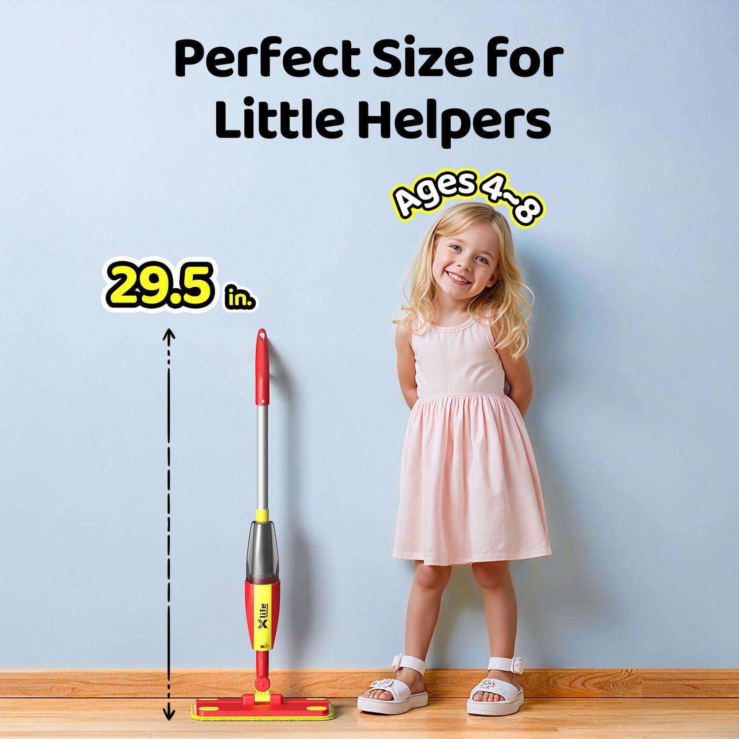 Xlife Mop Spray Infantil Montessori 76.2 cm - Kit de Limpieza