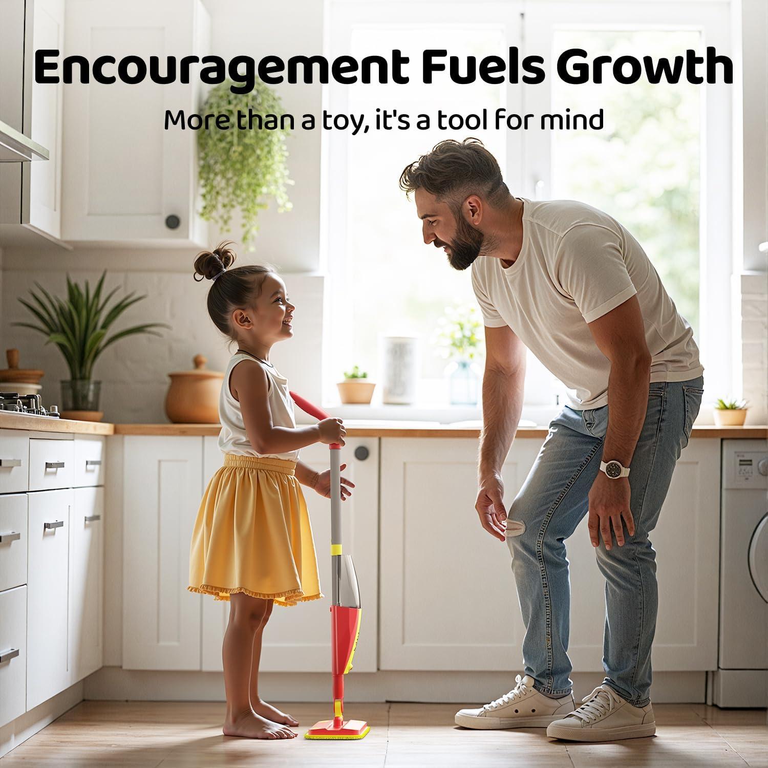 Xlife Mop Spray Infantil Montessori 76.2 cm - Kit de Limpieza