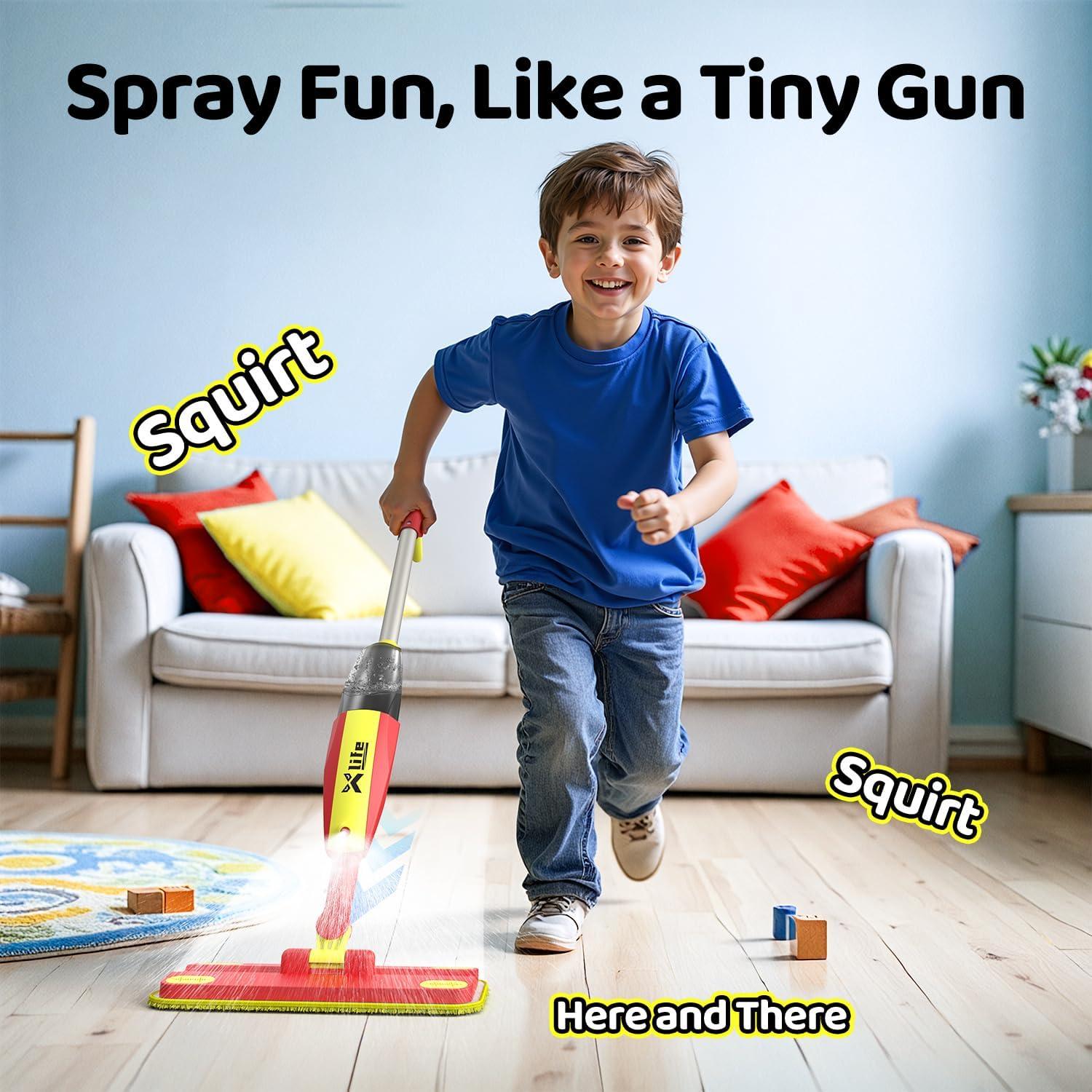 Xlife Mop Spray Infantil Montessori 76.2 cm - Kit de Limpieza