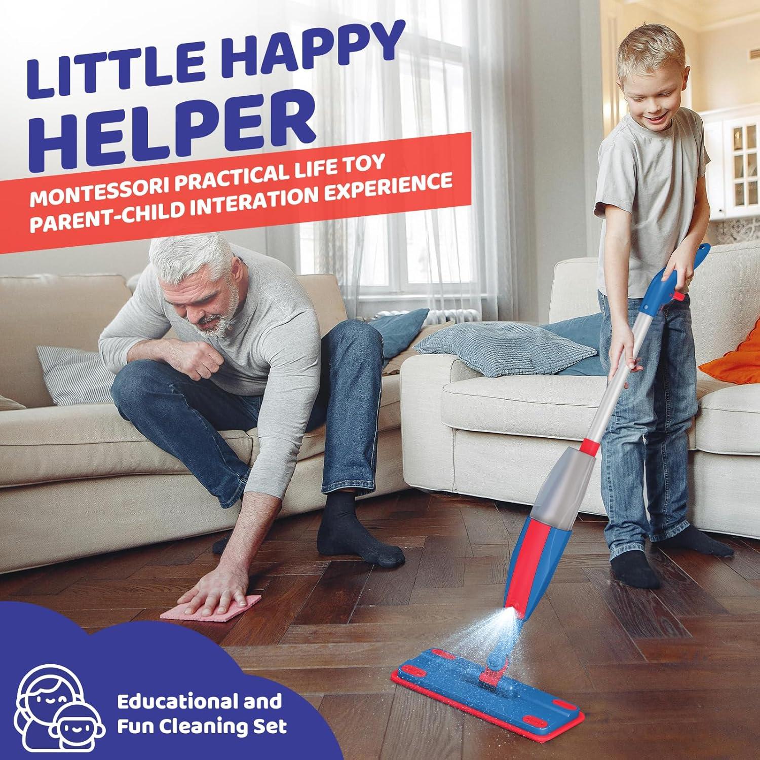 Mopa en Spray Real para Niños AGRASIV con 2 Almohadillas