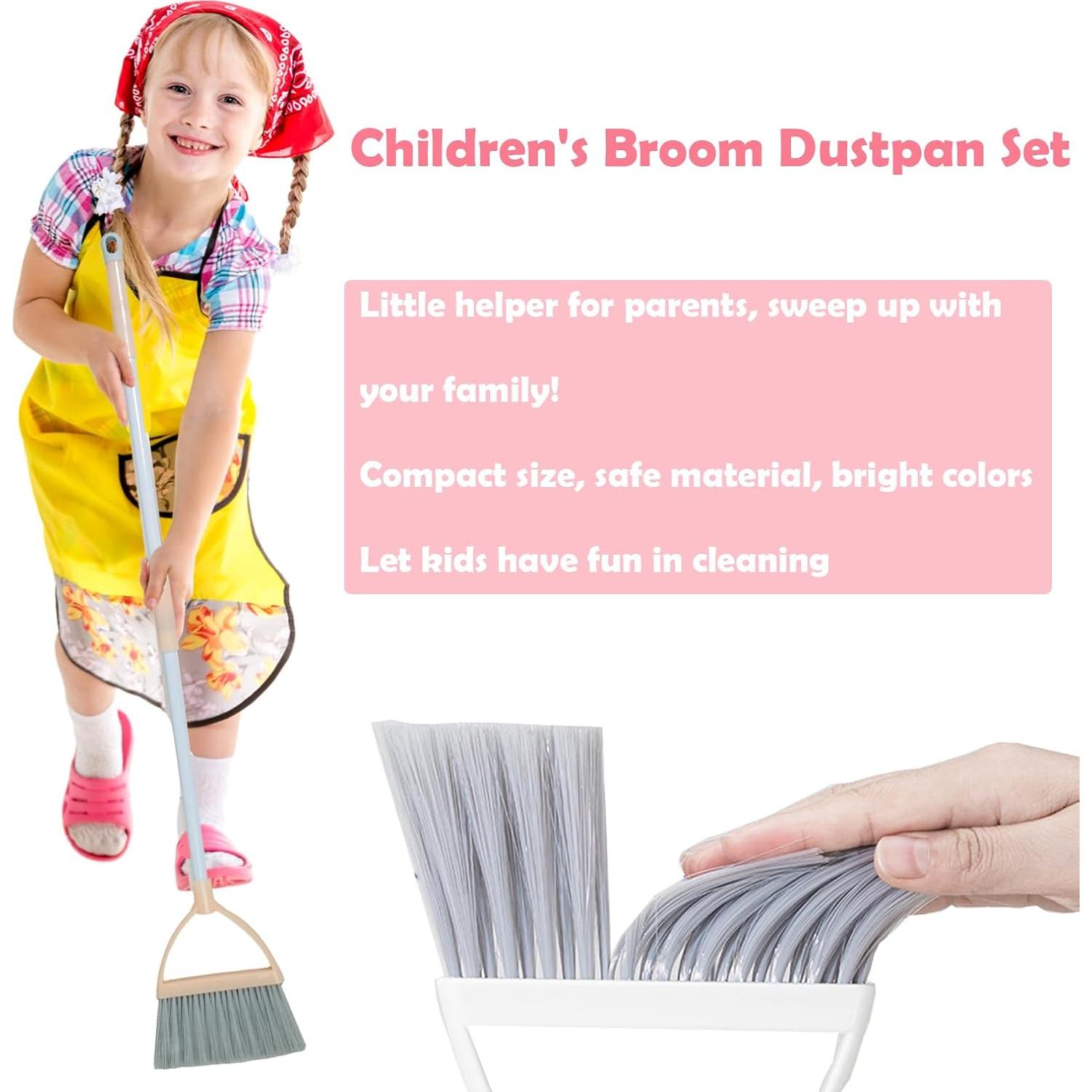 Set de Escoba y Recogedor para Niños Xifando Azul Claro