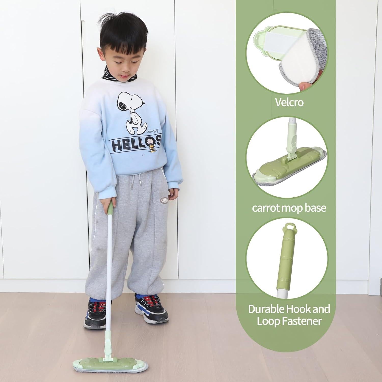 Juego de Limpieza para Niños Midoneat 6 Piezas Verde