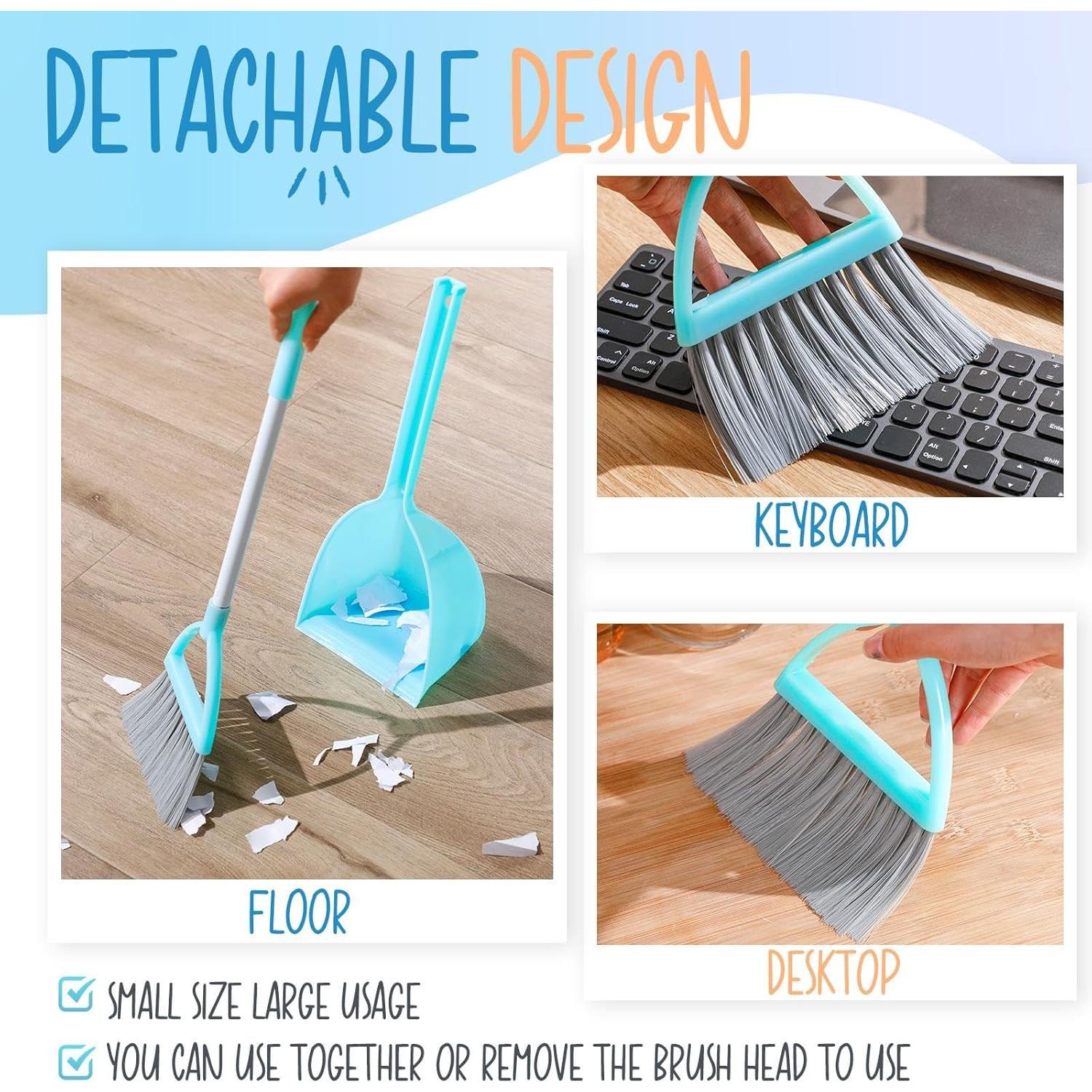 Juego de Escoba y Recogedor para Niños Roshtia - 2 Piezas