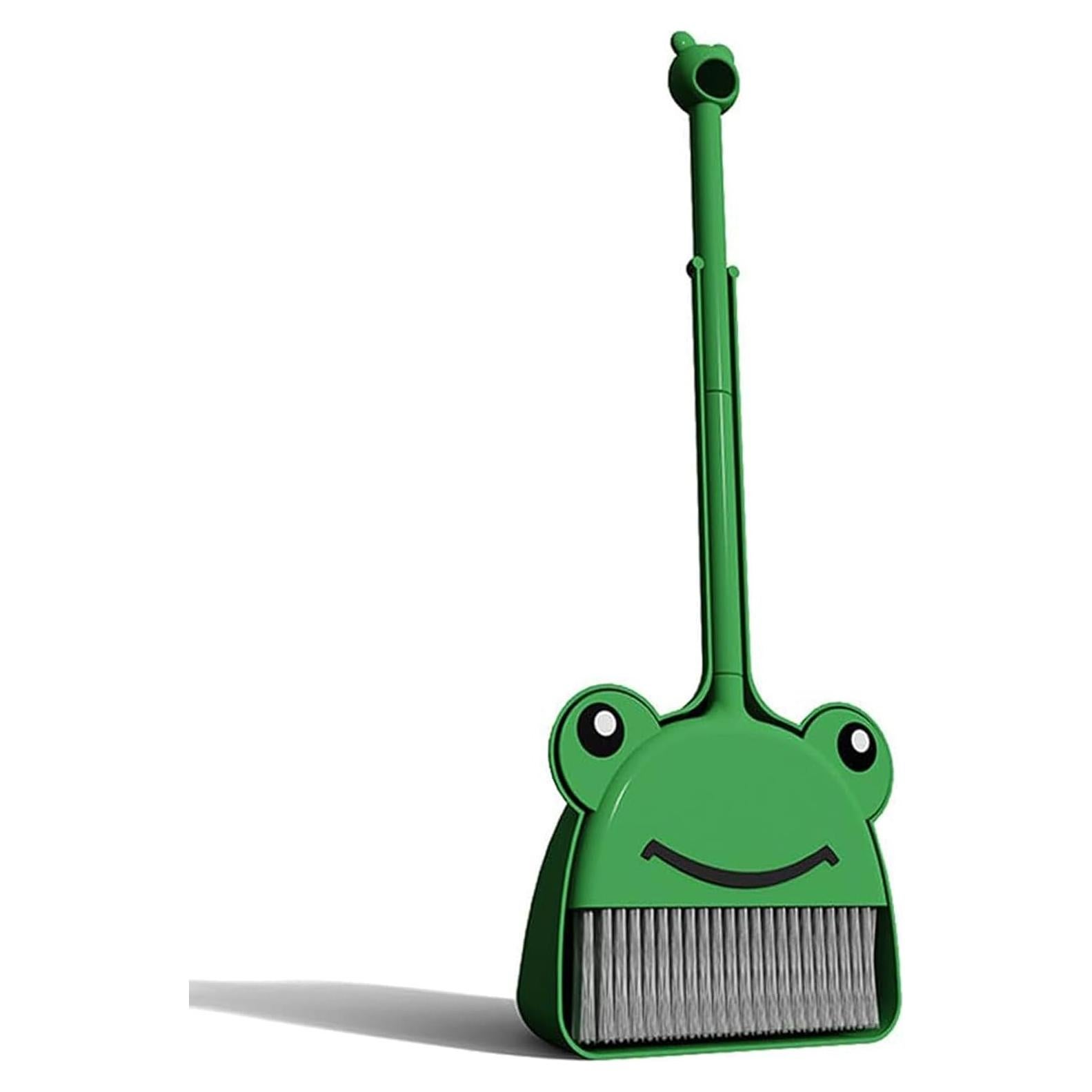 Juego de Escoba y Recogedor Esdallina Verde para Niños