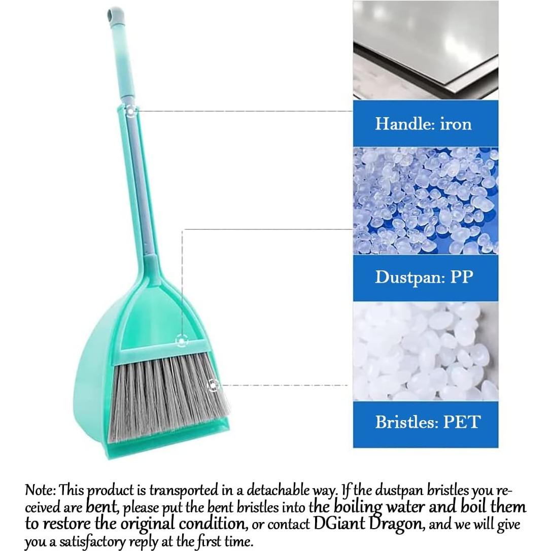 Escoba y Recogedor Pequeño para Niños WDDBHSKN Azul